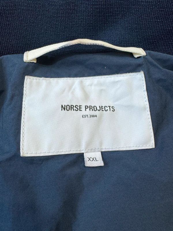 Norse Projects Norse Projects Ryan Crisp Cotton Jacket Bomber Navy XXL Size US XXL / EU 58 / 5 - 9 Thumbnail