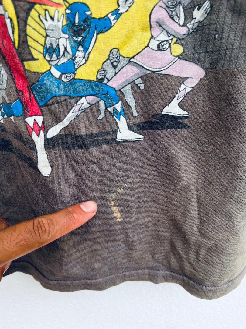 Vintage Vintage Power Rangers Famous Television Series Shirt Size US XXL / EU 58 / 5 - 9 Thumbnail