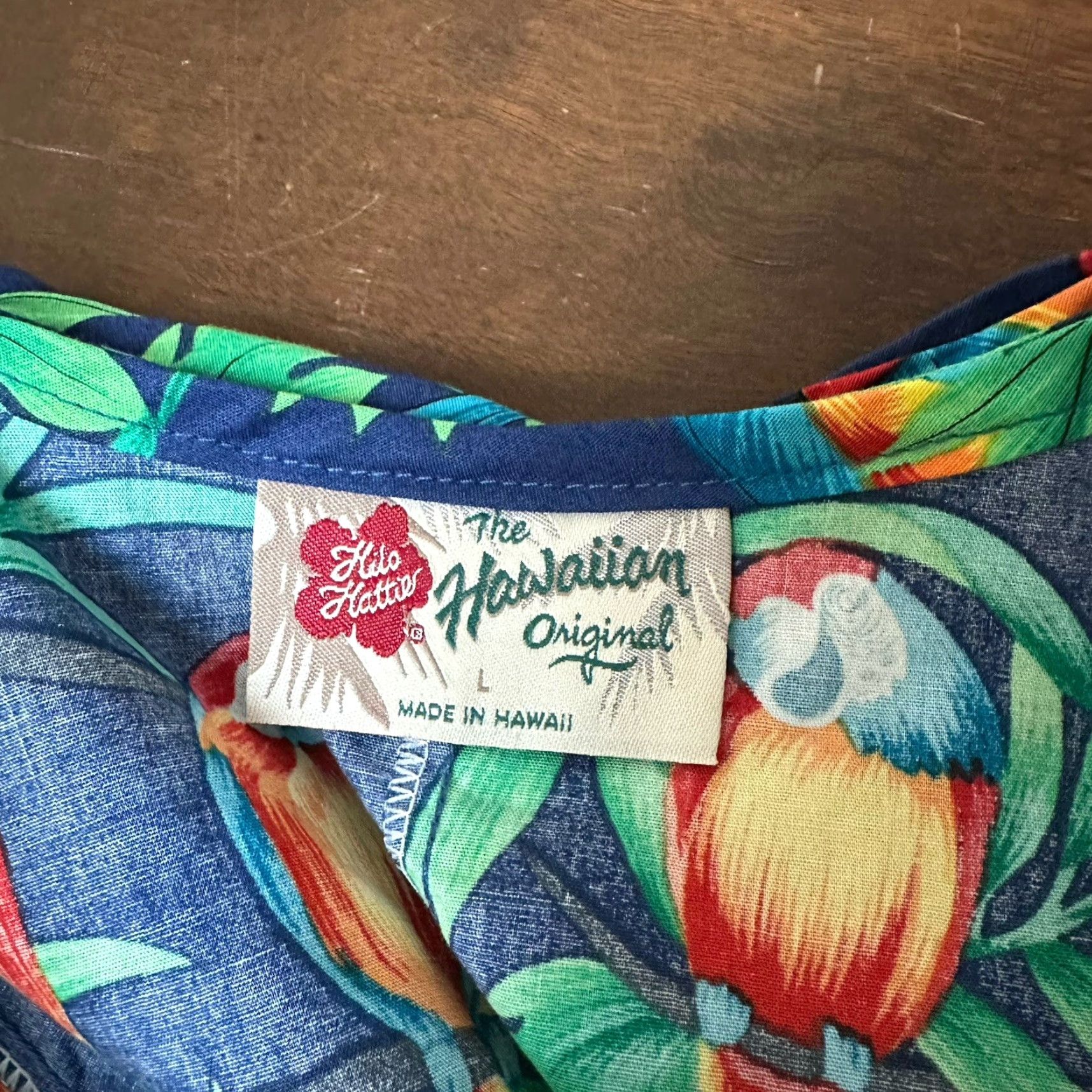 Hilo Hattie VINTAGE Hilo Hattie Hawaiian Aloha Luau Dress Sundress Parrot Print Size L Size L / US 10 / IT 46 - 3 Thumbnail