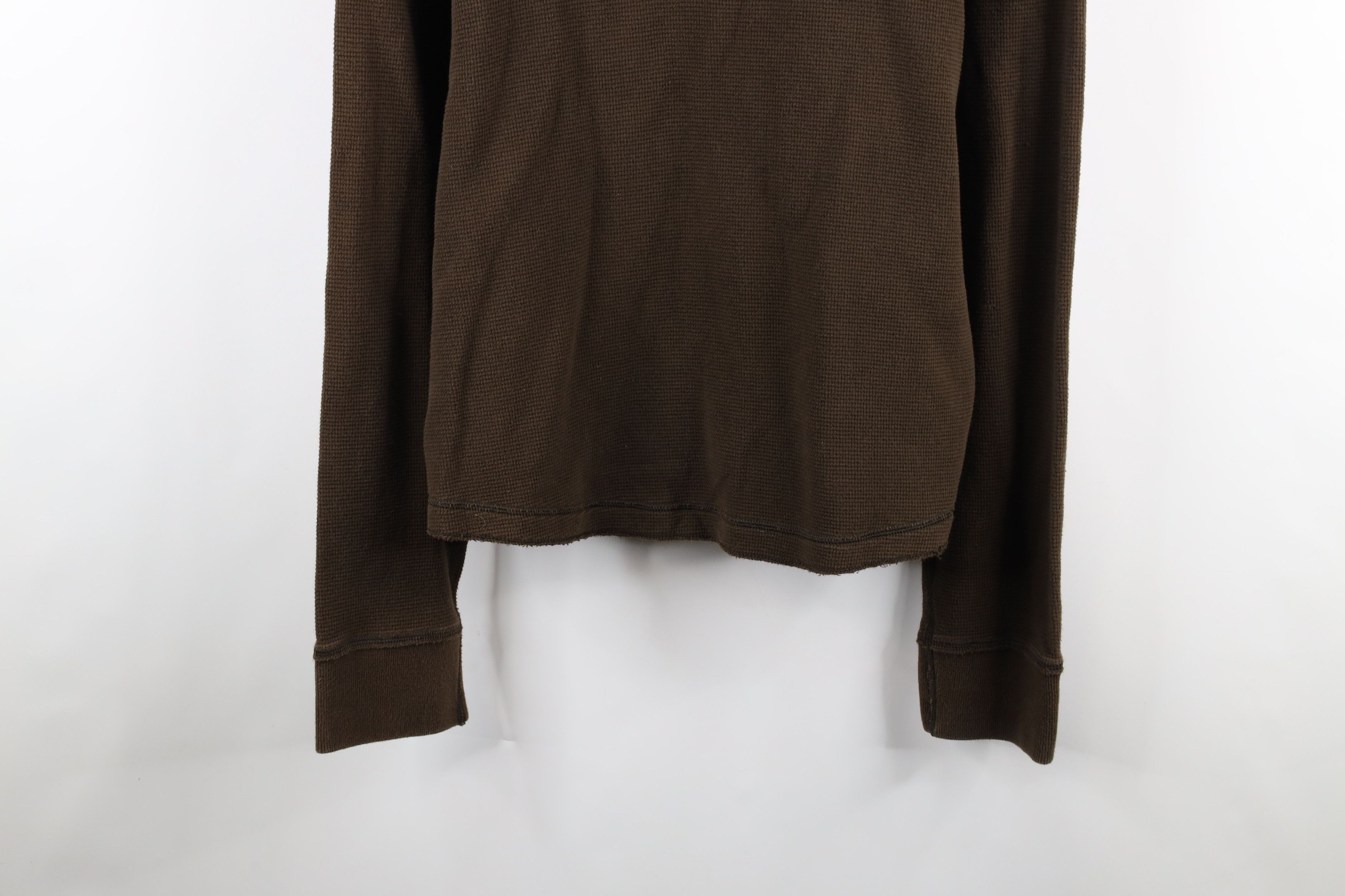 Abercrombie & Fitch Vintage Abercrombie & Fitch Out Thermal Waffle Knit T-Shirt Size US L / EU 52-54 / 3 - 3 Thumbnail