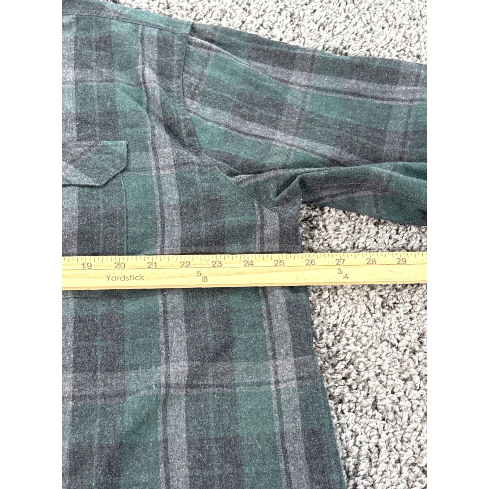 Vintage Arborwear Flannel Shirt Men 2XL Green Plaid Heavy Thick Work Outdoor Shirt Button-Up Long Sleeve Collared Cotton Regular Vintage? No. Size US XXL / EU 58 / 5 - 3 Thumbnail