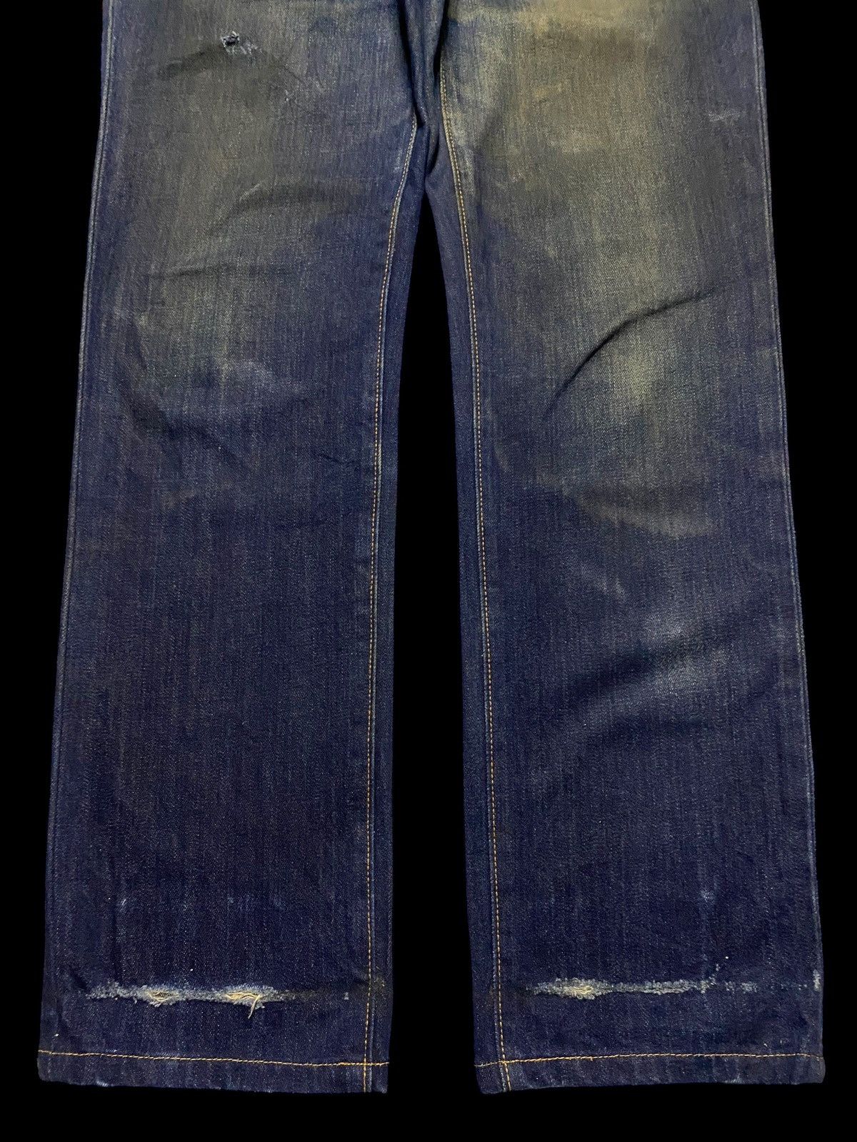 Levi's Levis 502 Mud Wash Distressed Loose Jeans Size US 31 - 5 Thumbnail