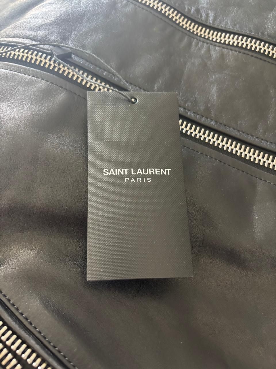 Saint Laurent Paris 🔥$5.5K VALUE🔥L17 Leather Biker Jacket Size US M / EU 48-50 / 2 - 5 Thumbnail