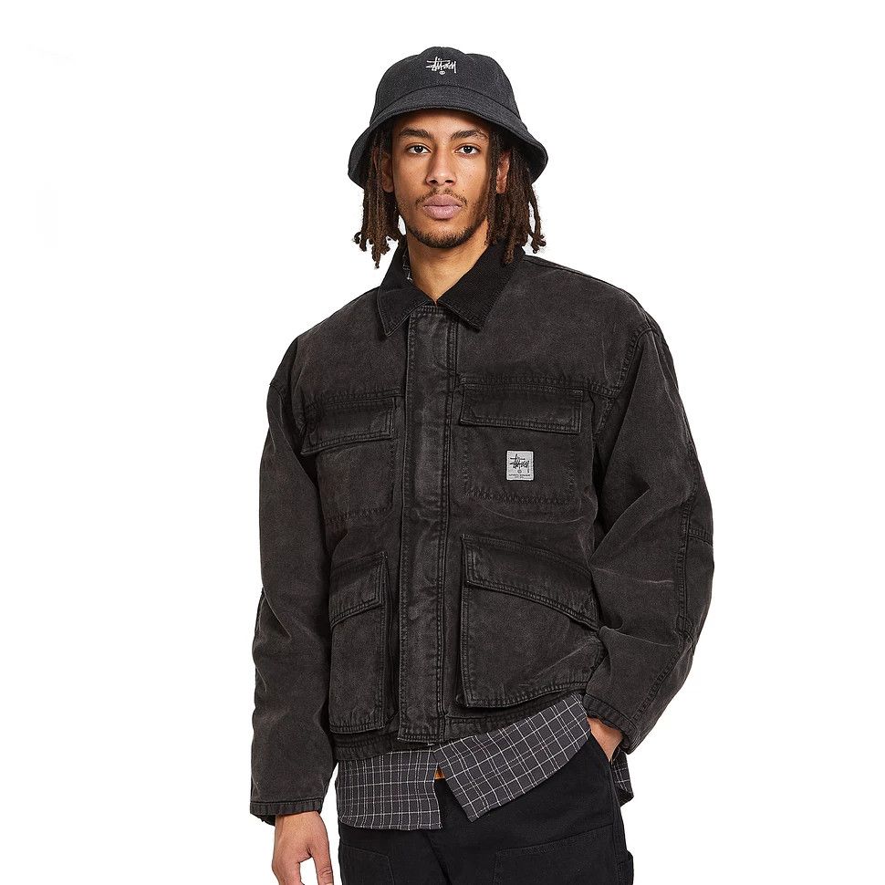 Stussy Washed Canvas Shop Jacket | Grailed