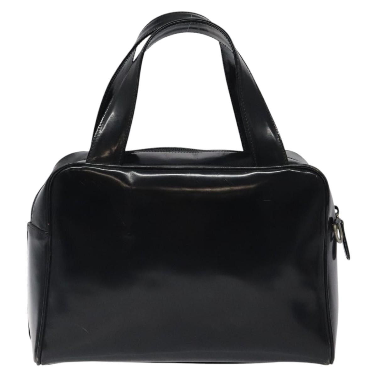 Gucci GUCCI Handbag Patent Leather Black Silver 000 1274 000 1274 Size ONE SIZE - 3 Thumbnail