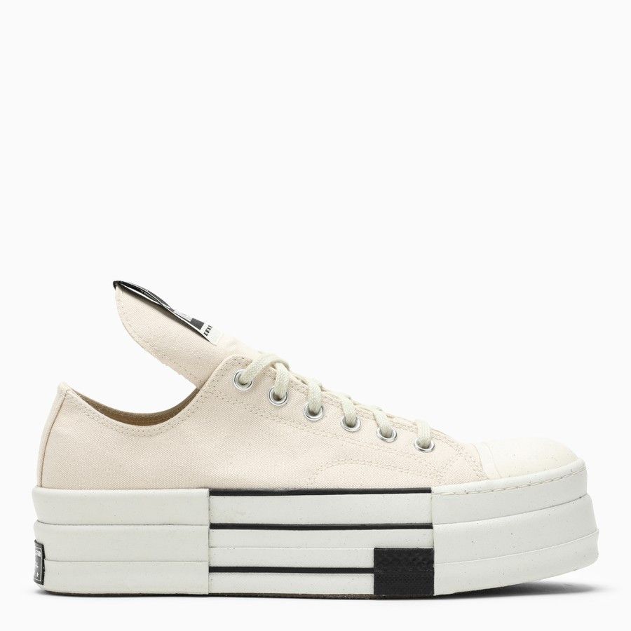 image of Rick Owens Drkshdw O1D2Blof0324 Trainer In Beige Shoes, Men's (Size 6)