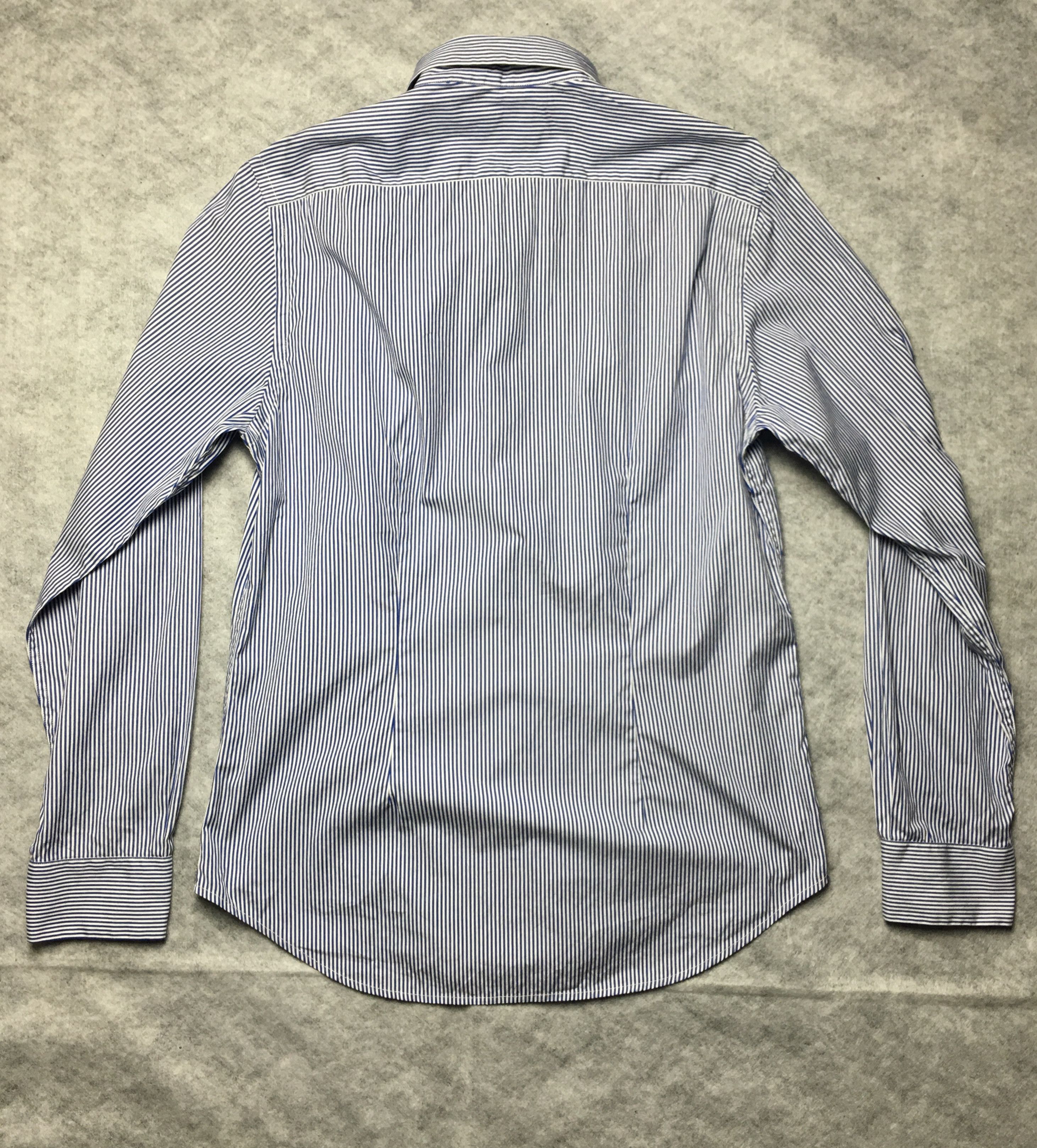 Paul Smith Paul Smith Stripped Embroidered Floral Mens Shirt Size US M / EU 48-50 / 2 - 2 Thumbnail