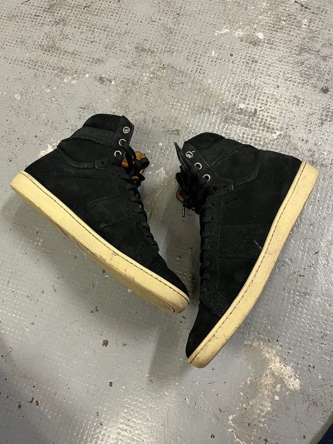 Saint Laurent Paris Saint Laurent Paris SL18H High Black Sneakers by Hedi Slimane Size US 7.5 / EU 40-41 - 5 Thumbnail