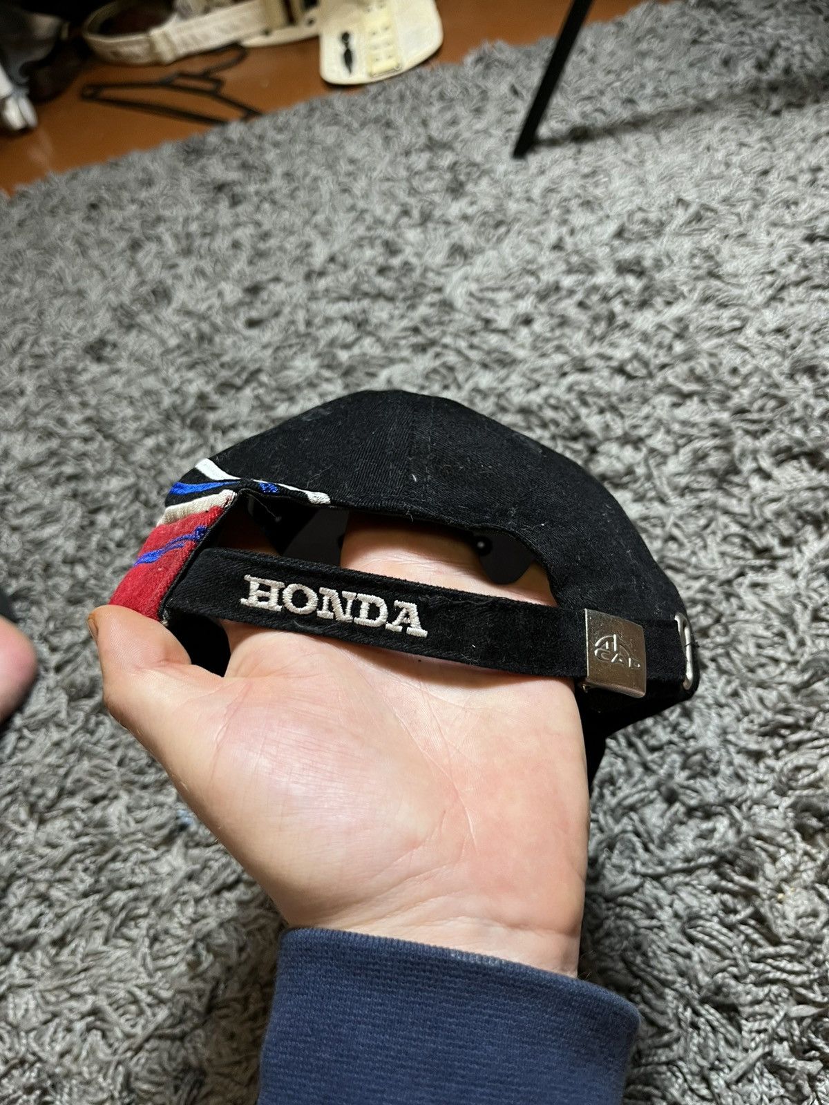 Vintage HONDA RACING VINTAGE 00s INFERNO JAPAN STYLE FIRE CAP HAT Size ONE SIZE - 4 Thumbnail