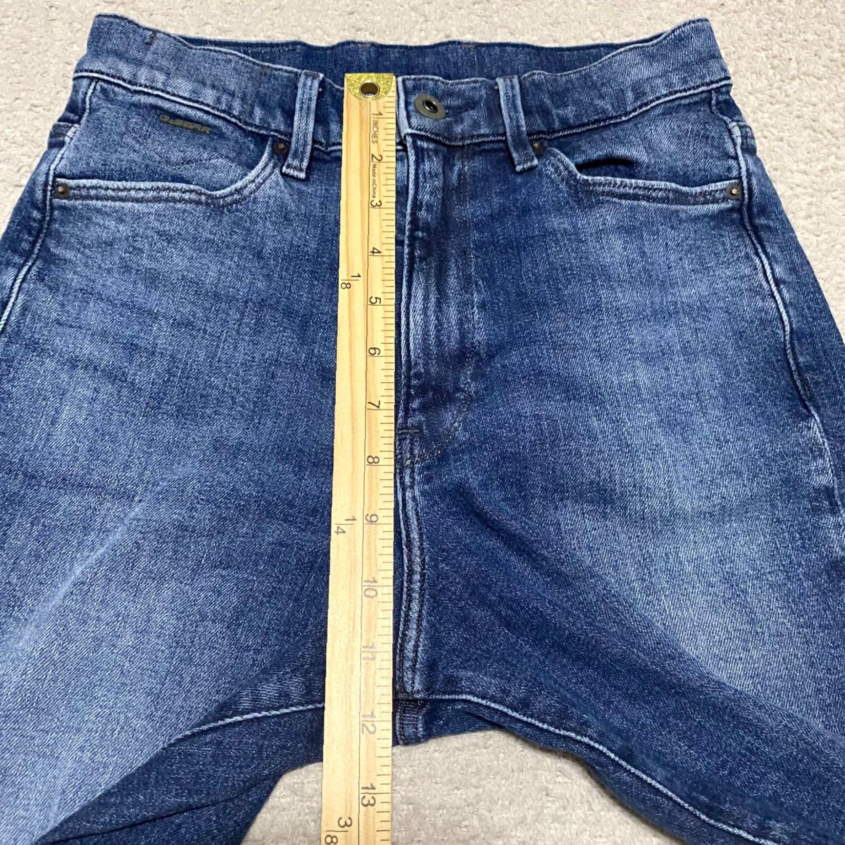 G-Star G-Star Jeans Women Regular Jeans High Rise Janeh Dark Wash Blue Denim Mom Ankle Size 25 Womens Size 42" / US 20 - 4 Thumbnail