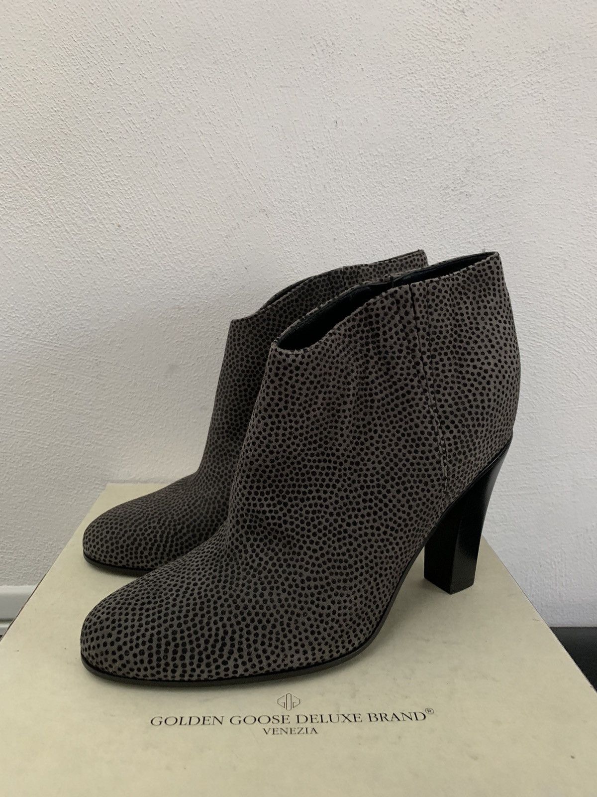 Golden Goose Golden Goose Heels Leather Ankle Boots Size US 10 / IT 40 - 1 Thumbnail