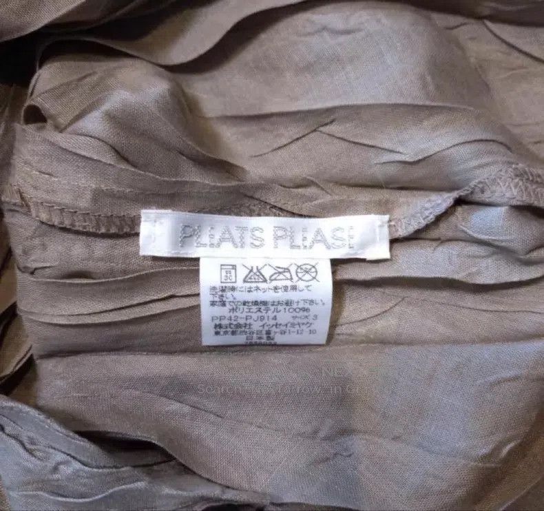 Issey Miyake Issey Miyake Ruched Short Sleeve Shirt Size L / US 10 / IT 46 - 6 Thumbnail