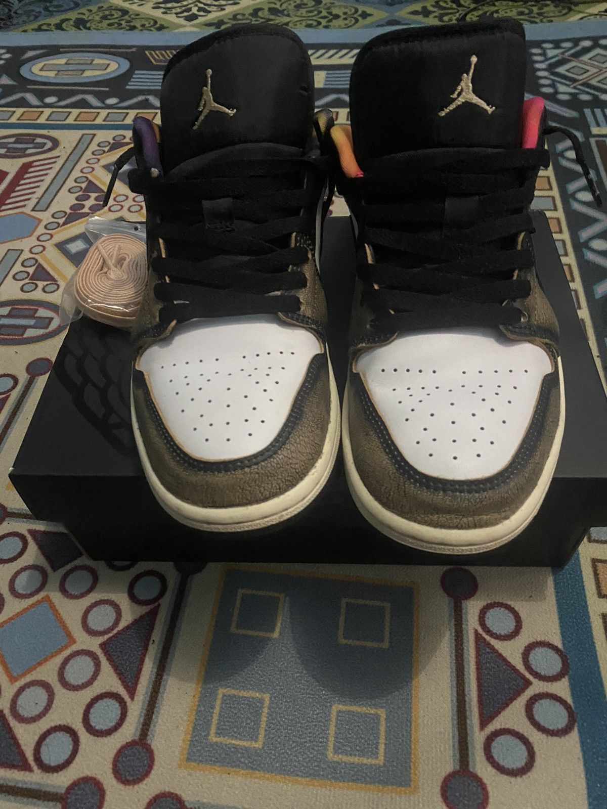 Nike Nike Air Jordan 1 Low Se Wear Away Size US 8 / EU 41 - 3 Thumbnail