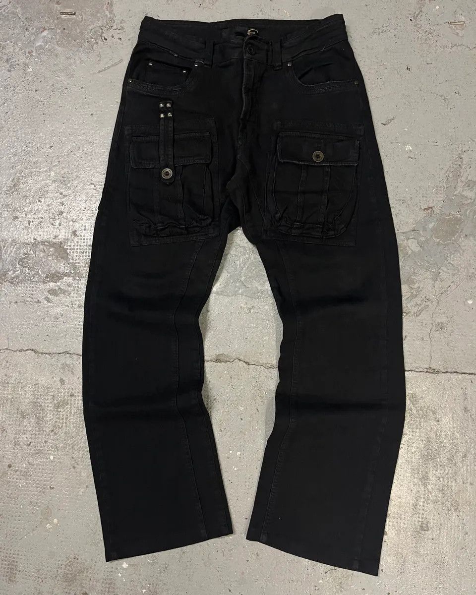 Roberto Cavalli AW2005 Cavalli Black Cargo Pants Size US 30 / EU 46 - 1 Thumbnail