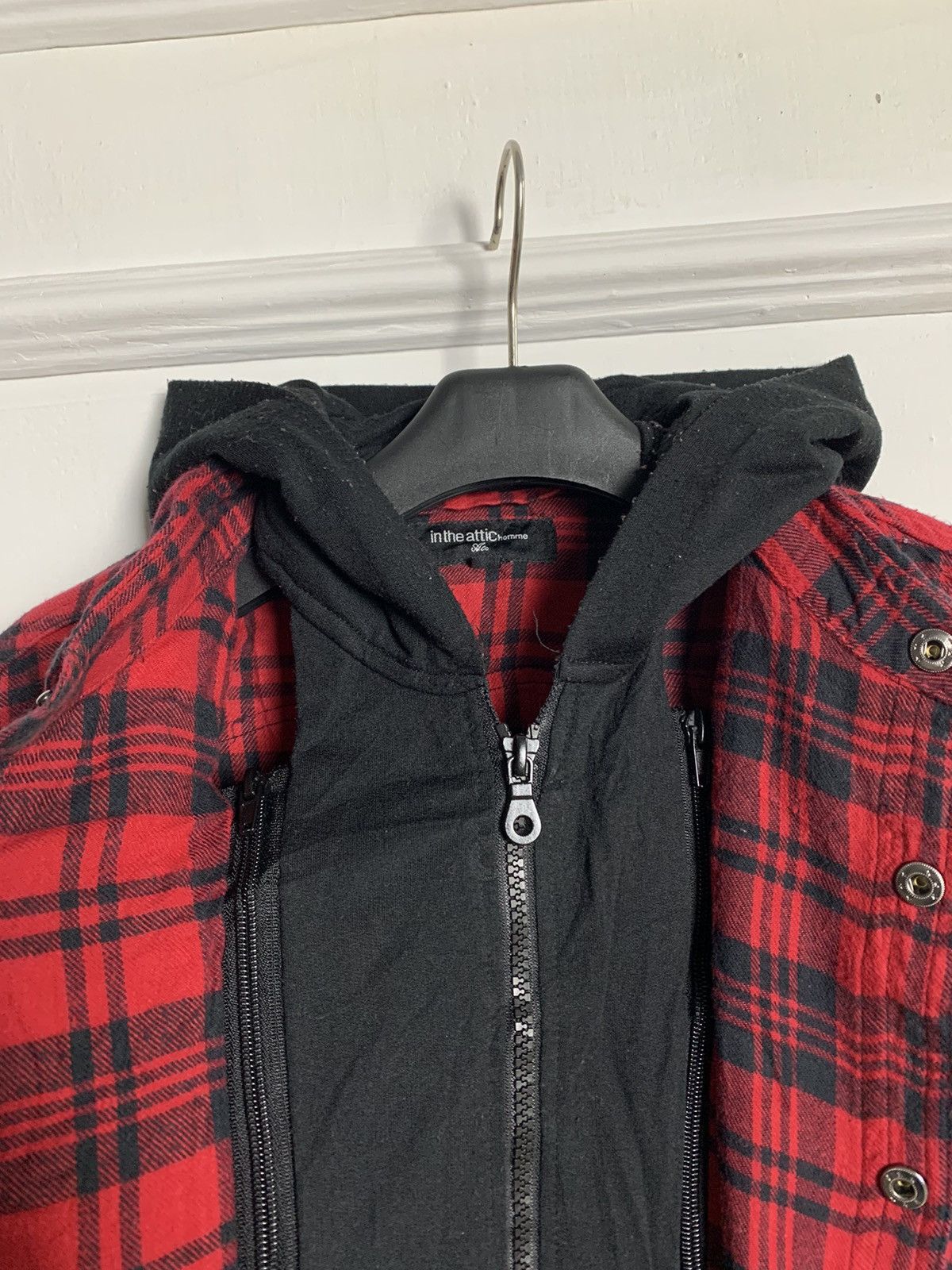 In The Attic × Japanese Brand × Vintage vintage in the attic home flannel button ups zipper hoodie Size US L / EU 52-54 / 3 - 5 Thumbnail