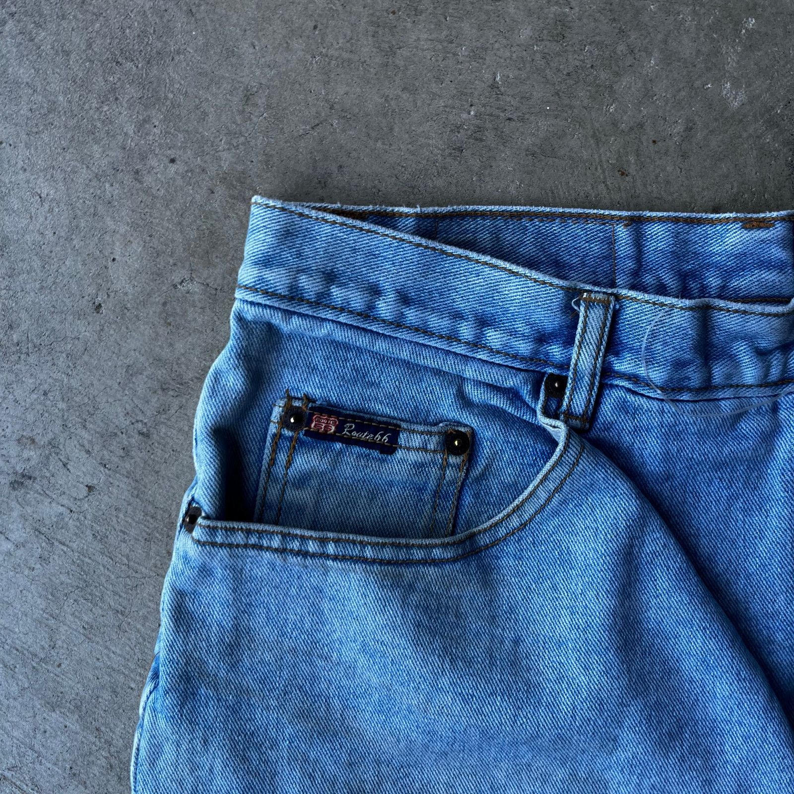 Vintage VINTAGE ROUTE 66 JORTS JEAN SHORTS DENIM FITS 34 Size US 34 / EU 50 - 6 Thumbnail