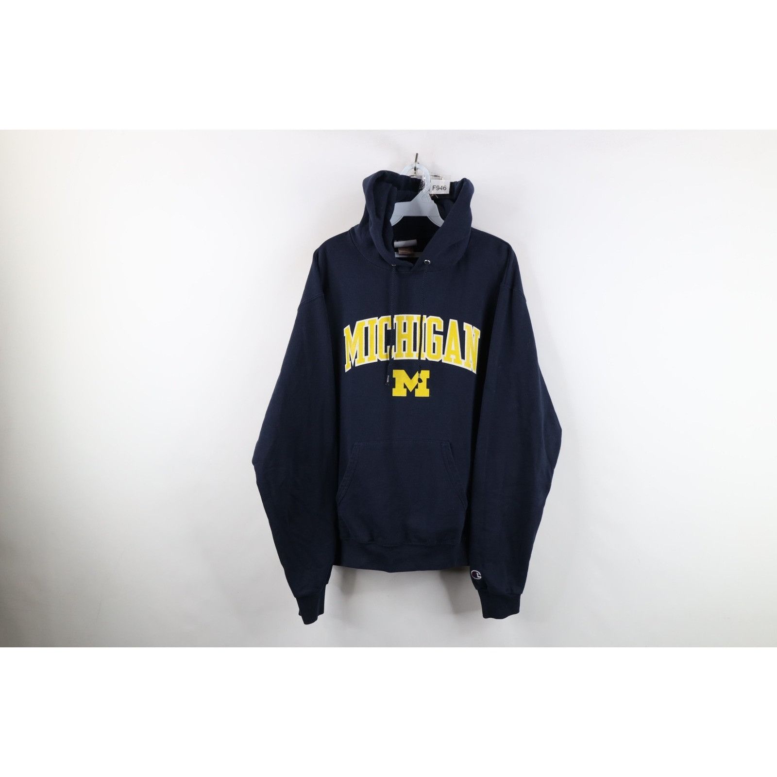 Champion Vintage Champion Spell Out University of Michigan Hoodie Size US M / EU 48-50 / 2 - 1 Thumbnail