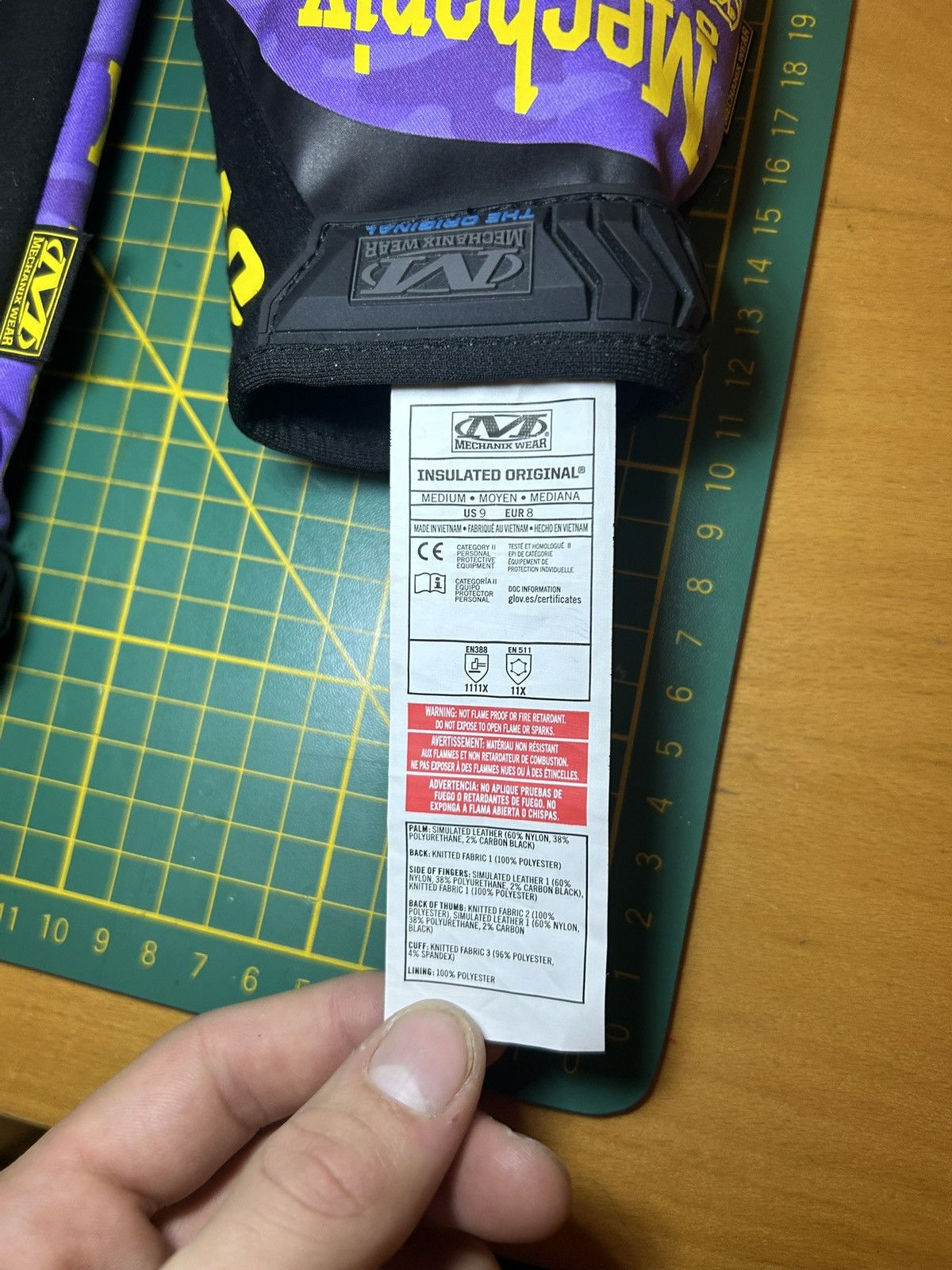 Bape × October's Very Own Bape x OVO Octobers Very Own x Mechanix work gloves Size ONE SIZE - 8 Thumbnail