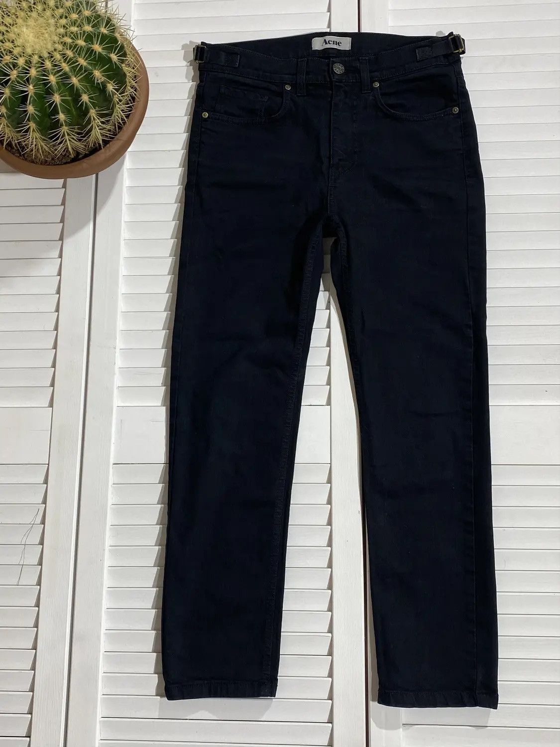 Acne Studios × Japanese Brand acne studios black denim jeans Size US 28 / EU 44 - 1 Thumbnail