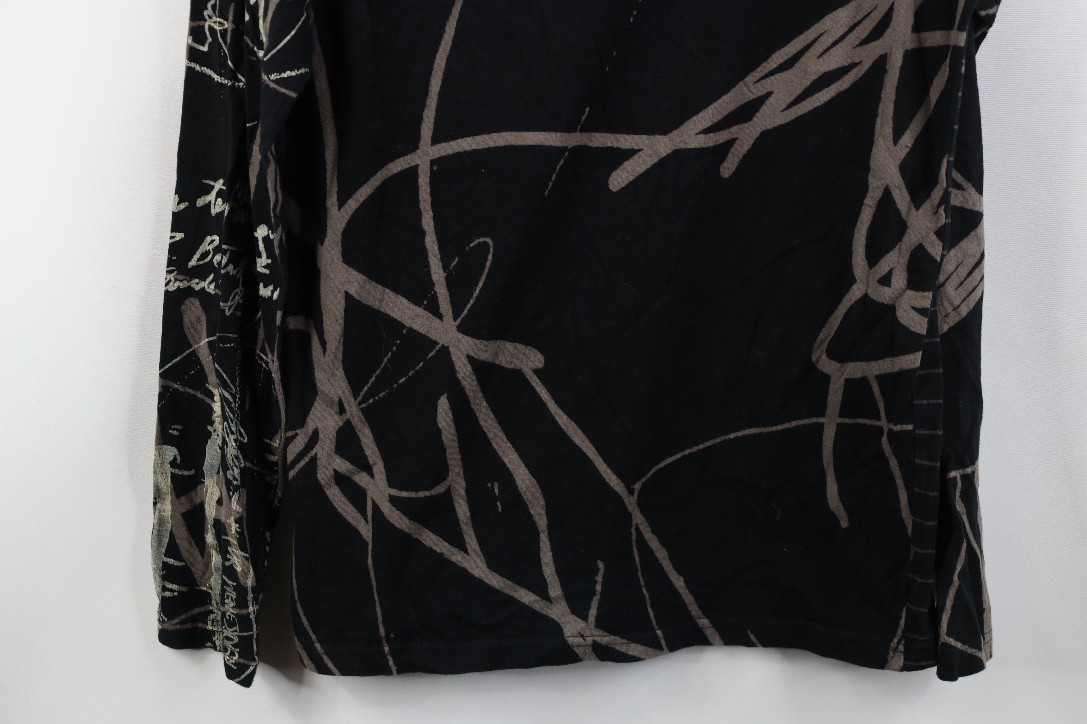 Desigual Vintage Desigual Babydoll Abstract Art Long Sleeve T-Shirt Size S / US 4 / IT 40 - 16 Thumbnail