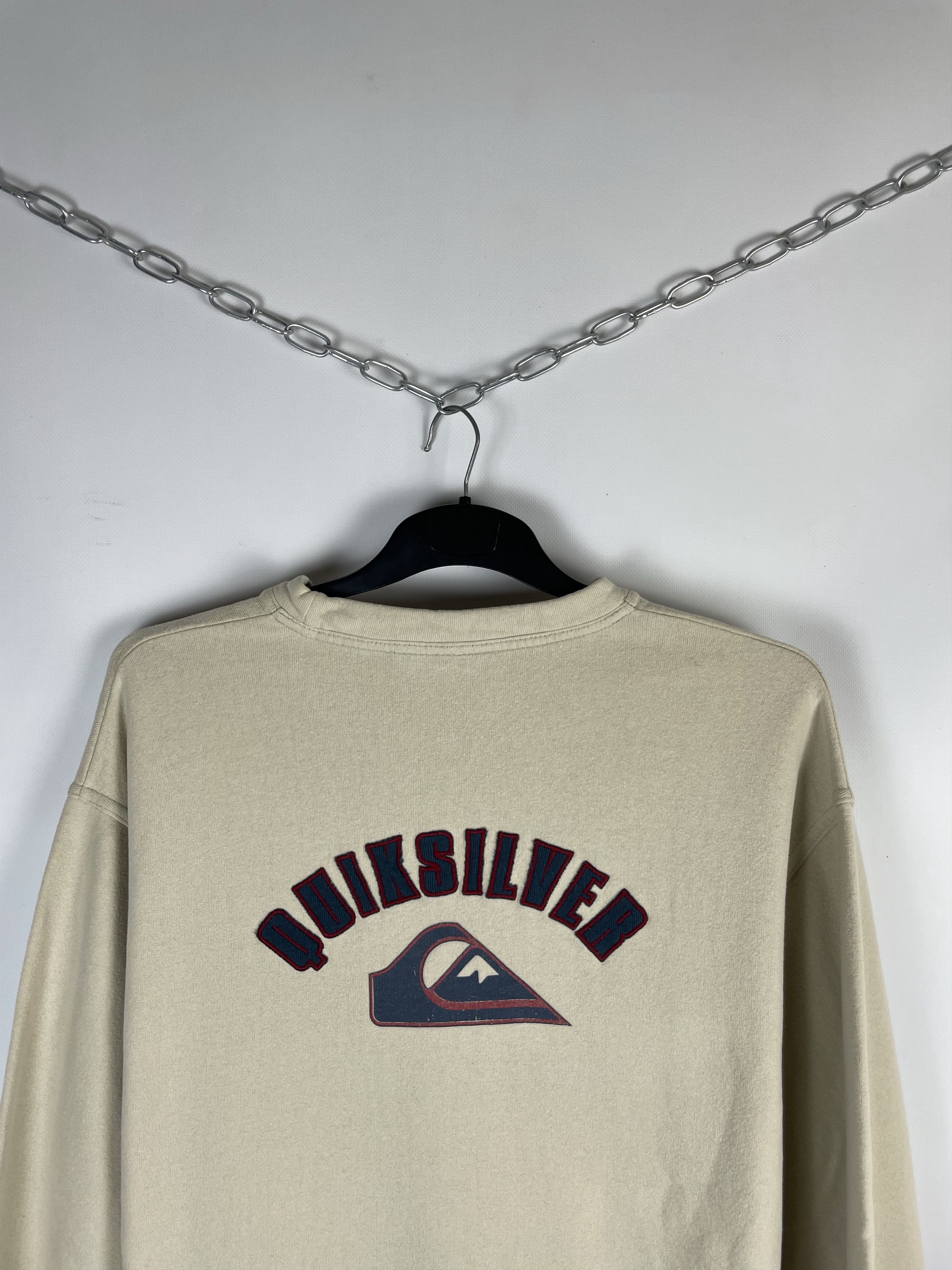 Quiksilver × Vintage Vintage 90s Surf Quicksilver Sweatshirts Size US M / EU 48-50 / 2 - 3 Thumbnail
