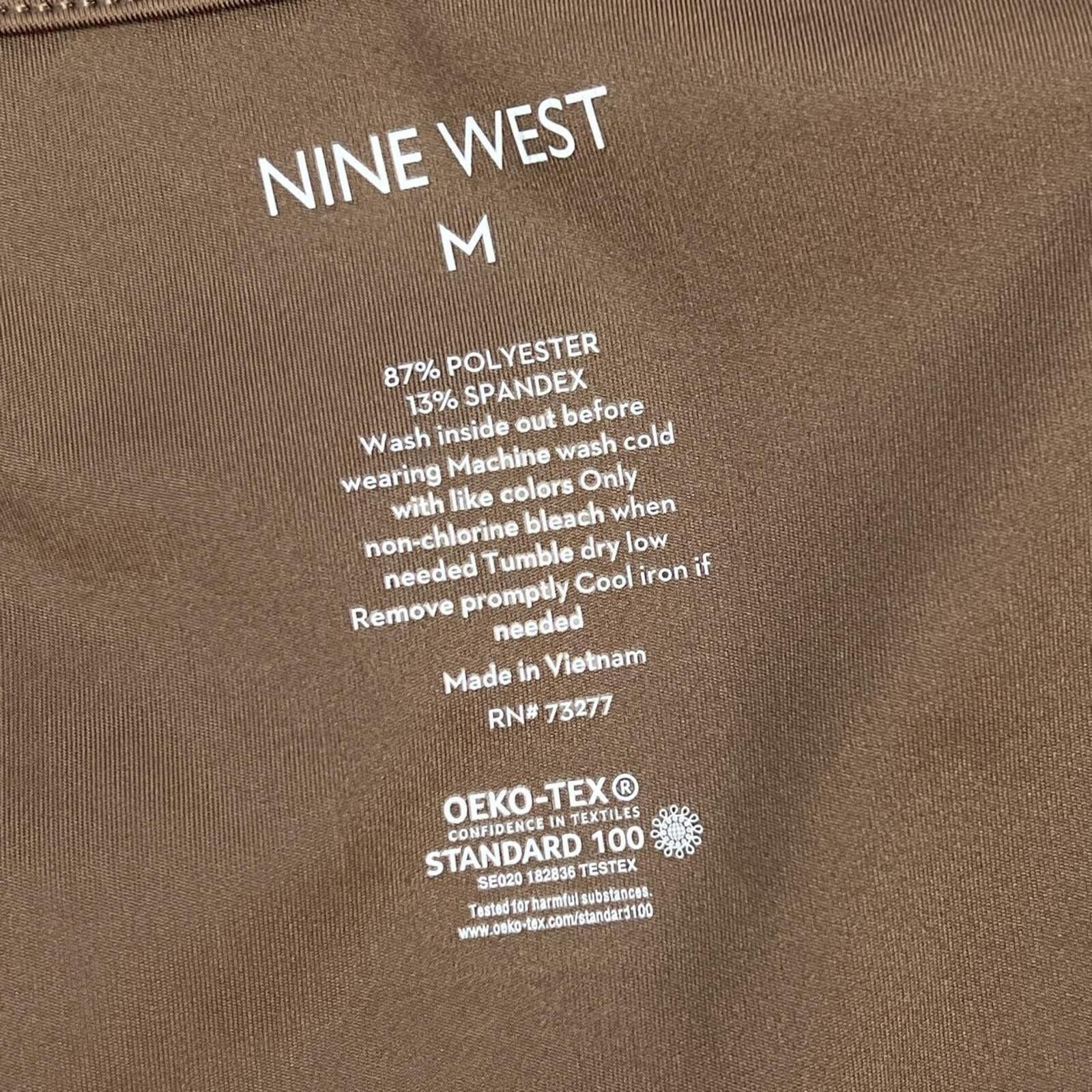 Nine West Brown silky basic cami top Size M / US 6-8 / IT 42-44 - 5 Thumbnail