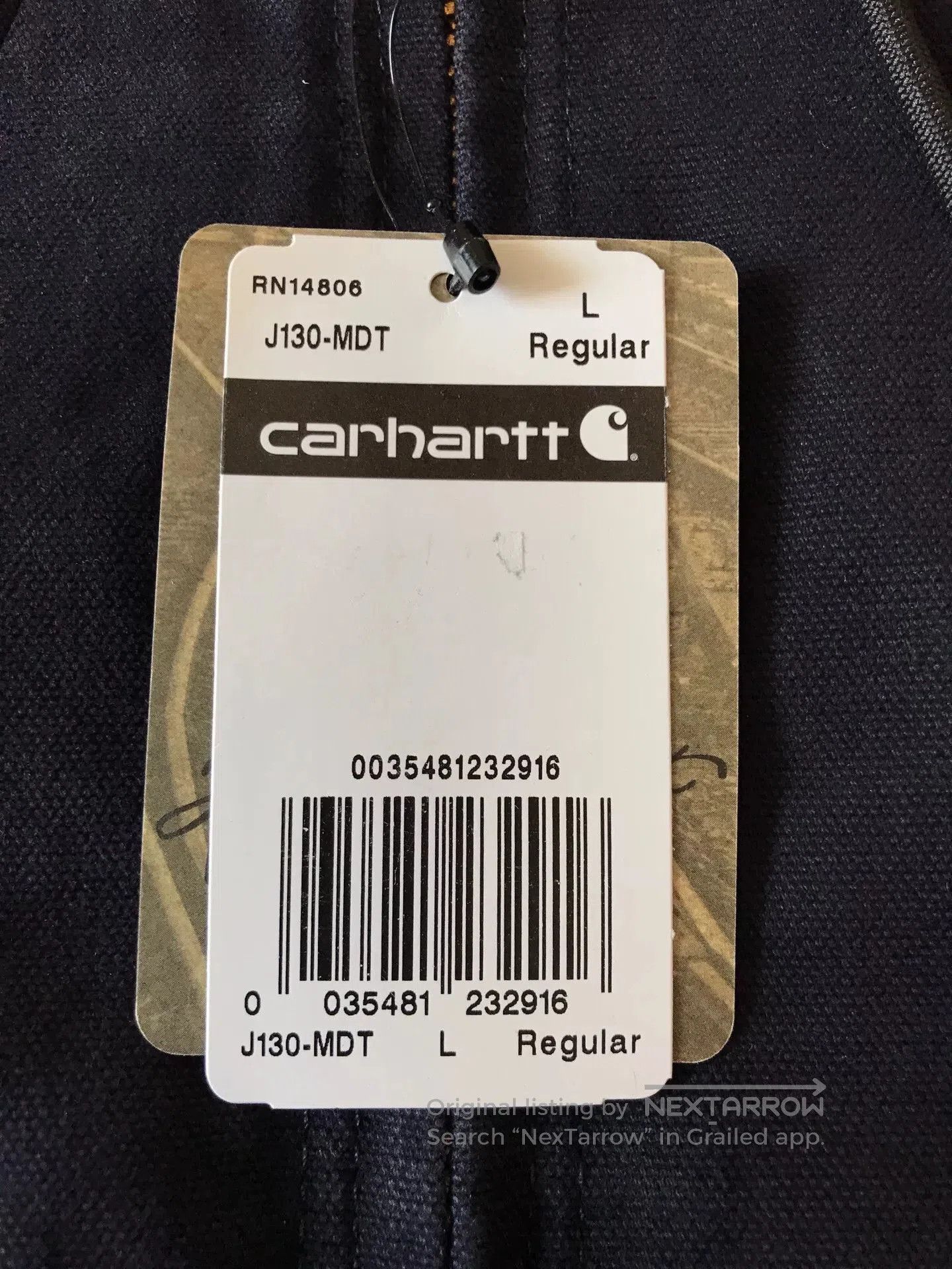 Carhartt Carhartt J130 Washed Canvas Hooded Jacket. Size US L / EU 52-54 / 3 - 8 Thumbnail