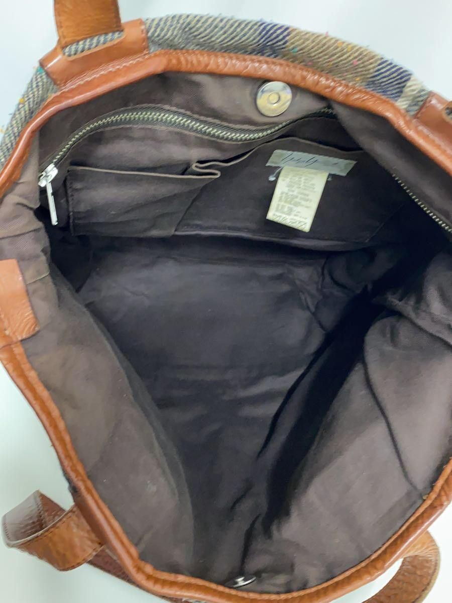 Yohji Yamamoto yohji yamamoto POUR HOMME Tweed/leather/tote bag Size ONE SIZE - 5 Thumbnail