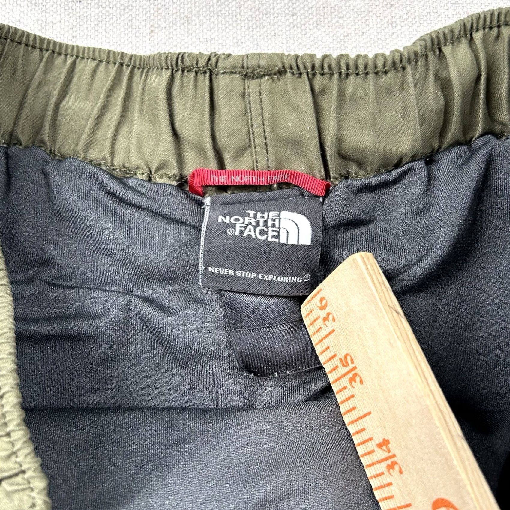 The North Face The North Face Shorts Mens S Lined Stretch Performance Hiking Olive Green Size US 29 - 3 Thumbnail