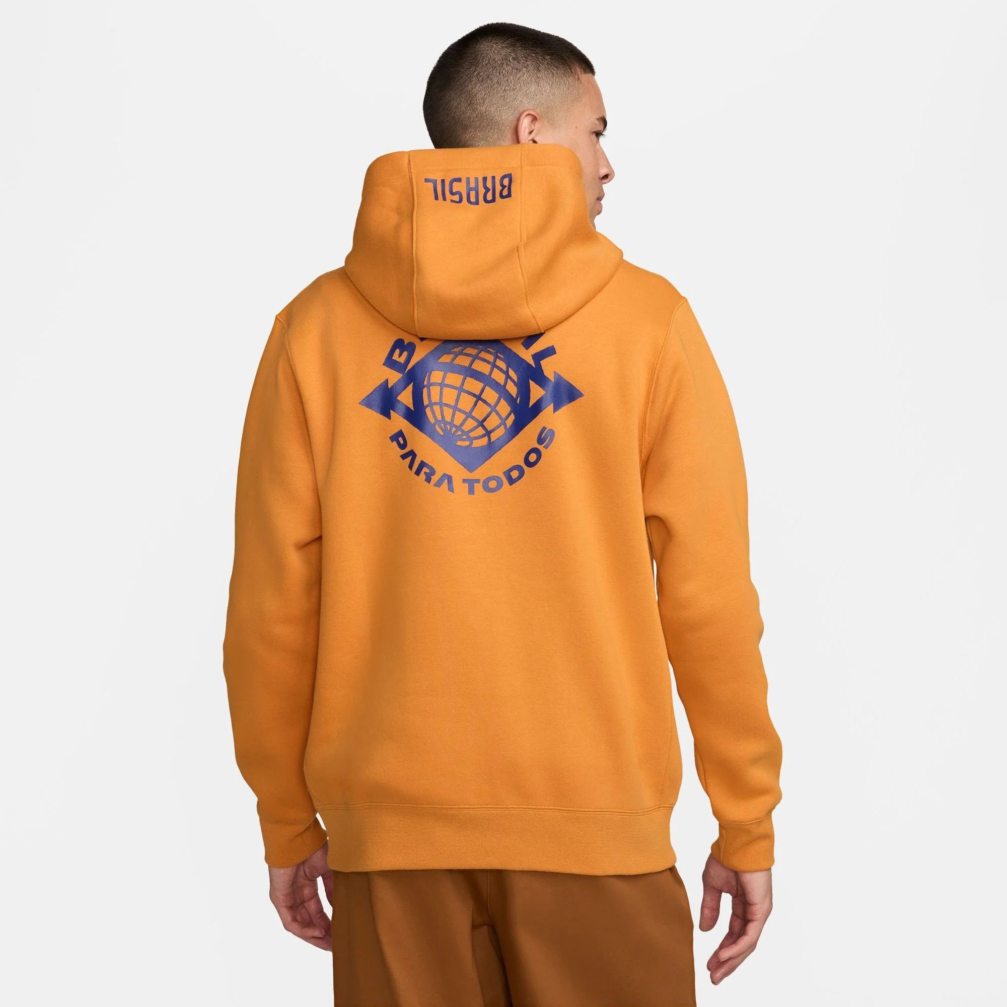 Nike Nike 2024-25 Brazil Men's NSW Club PO Hoodie Size Size US L / EU 52-54 / 3 - 2 Thumbnail