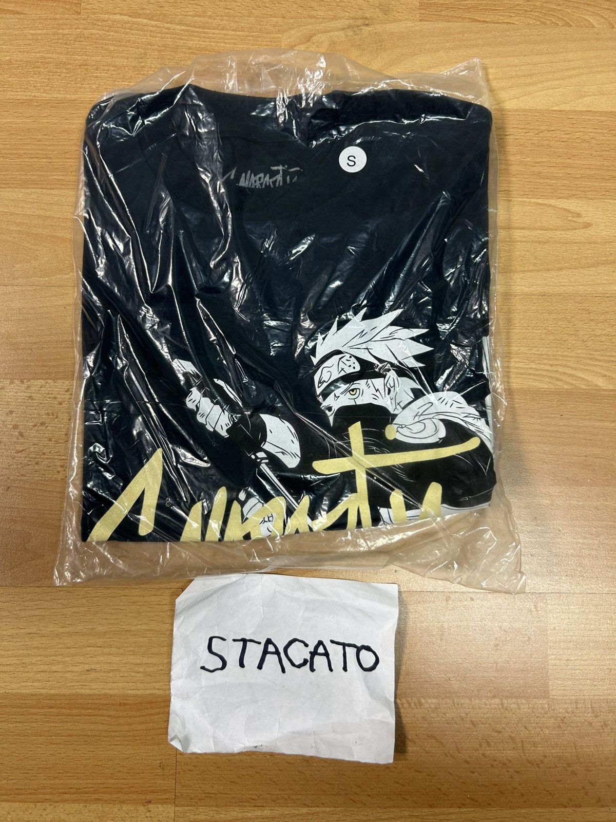 Gnarcotic × Japanese Brand Gnarcotic Lil Gnar Naruto Kakashi Tee Navy/Yellow Size US S / EU 44-46 / 1 - 2 Thumbnail