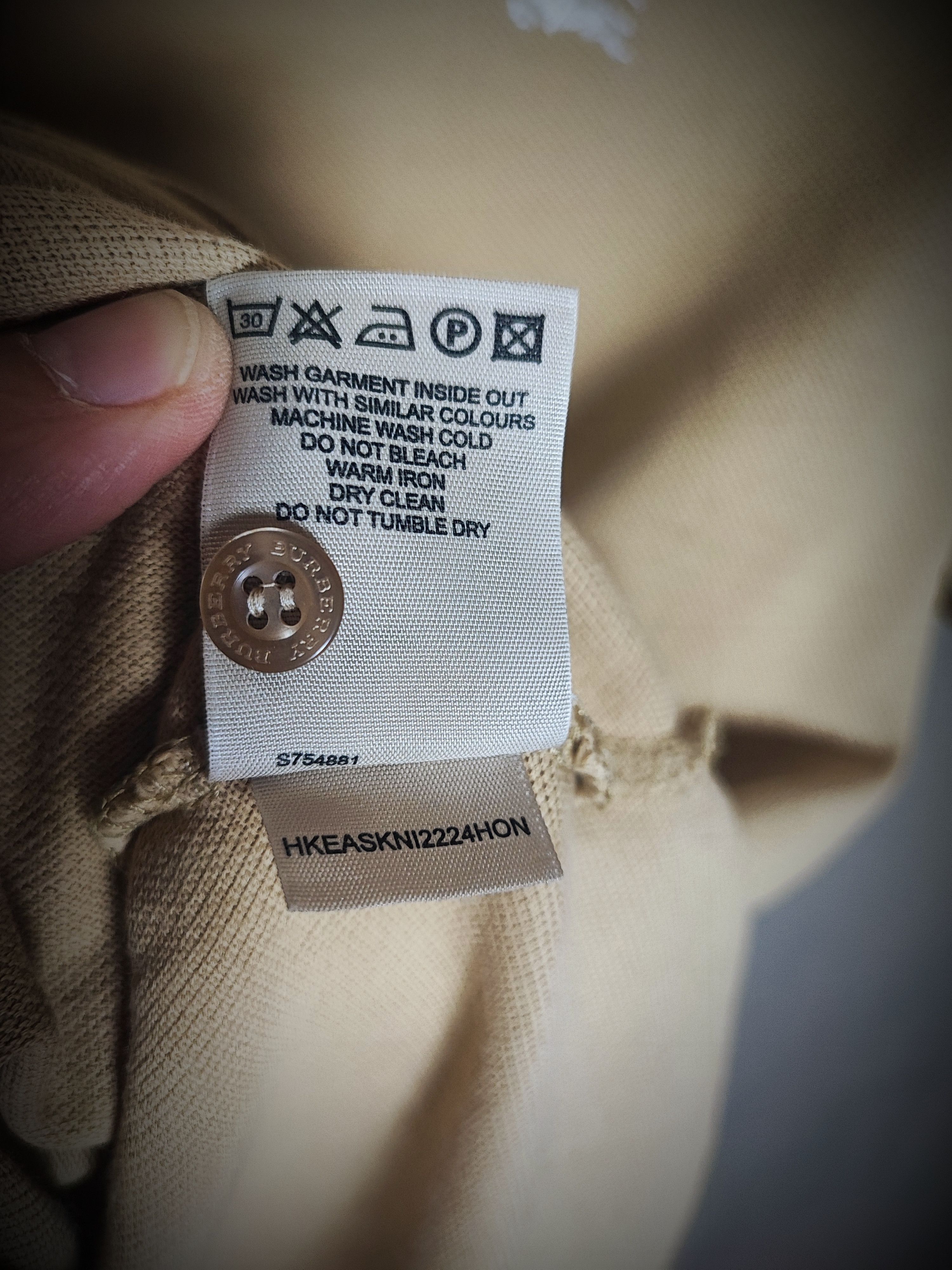 Burberry Burberry Polo S tan Size US S / EU 44-46 / 1 - 9 Thumbnail