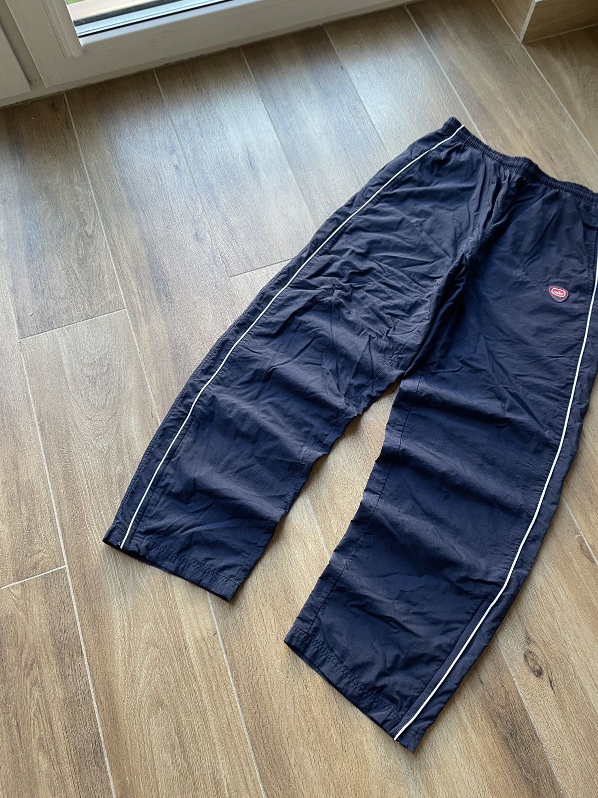 Nike Nike Vintage Pants Nylon Baggy Wide Woven Japanese Drill Y2K Size US 34 / EU 50 - 2 Thumbnail