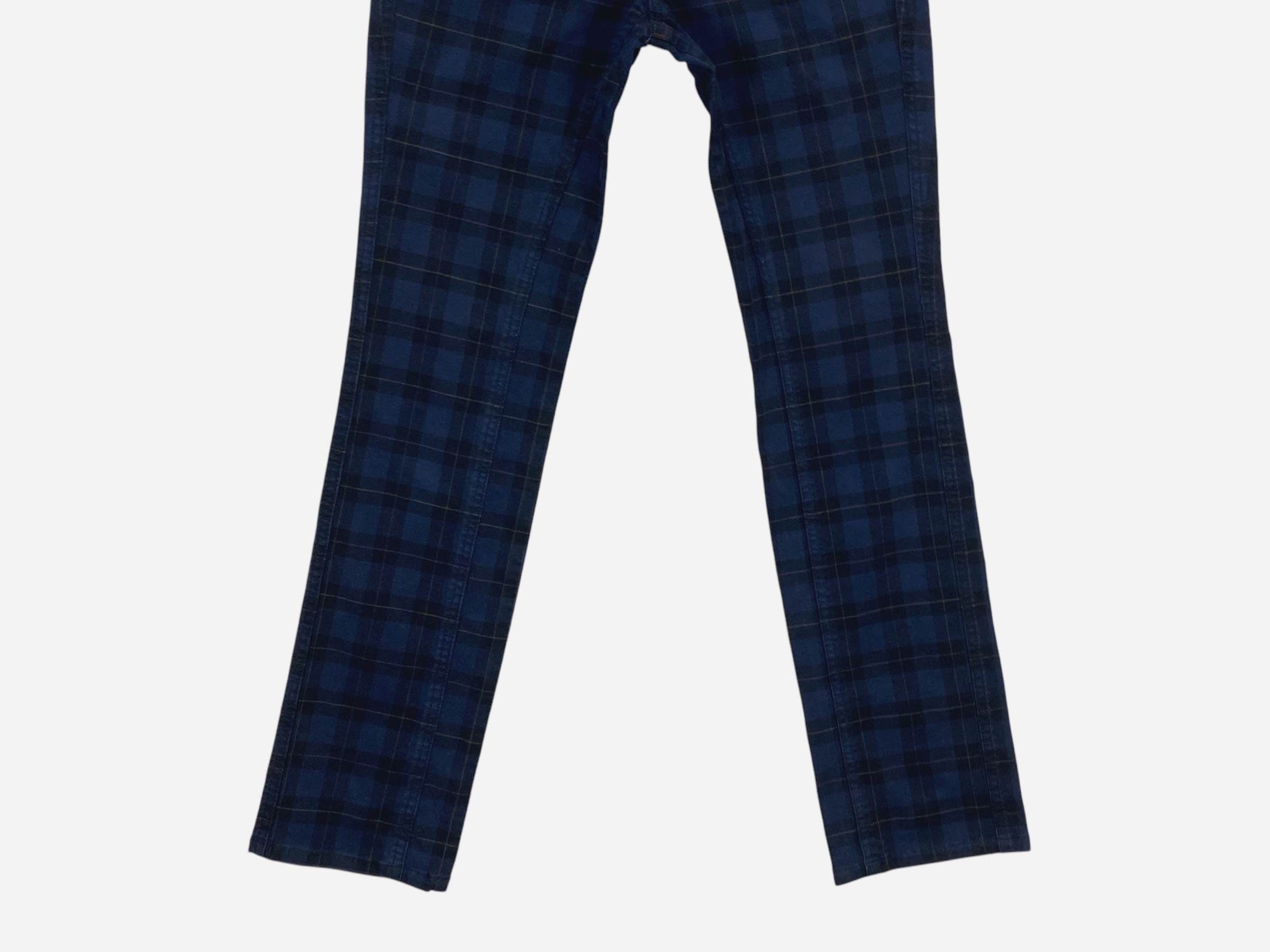 Japanese Brand Betty Smith Checkered Skinny Pants Buckle Back Pants Size 27" / US 4 / IT 40 - 4 Thumbnail