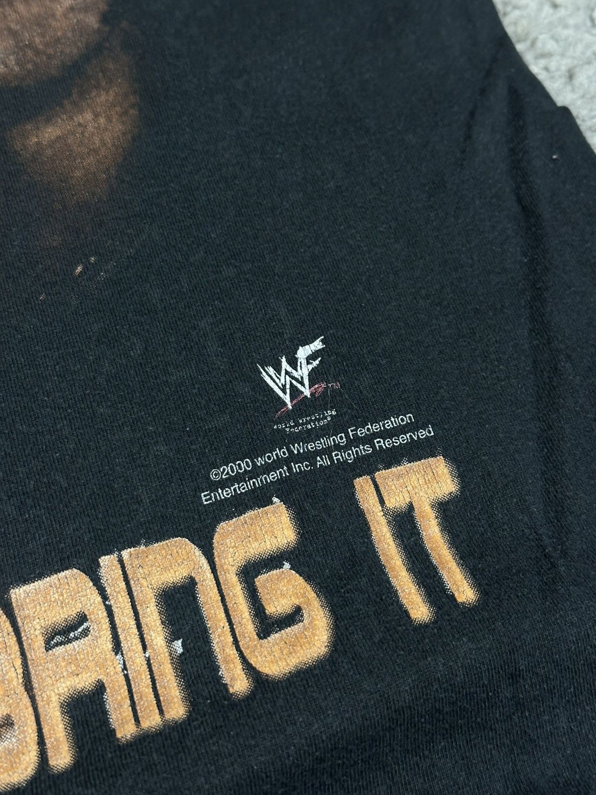Band Tees Vintage 2000 The Rock WWF T-Shirt Size US S / EU 44-46 / 1 - 4 Thumbnail