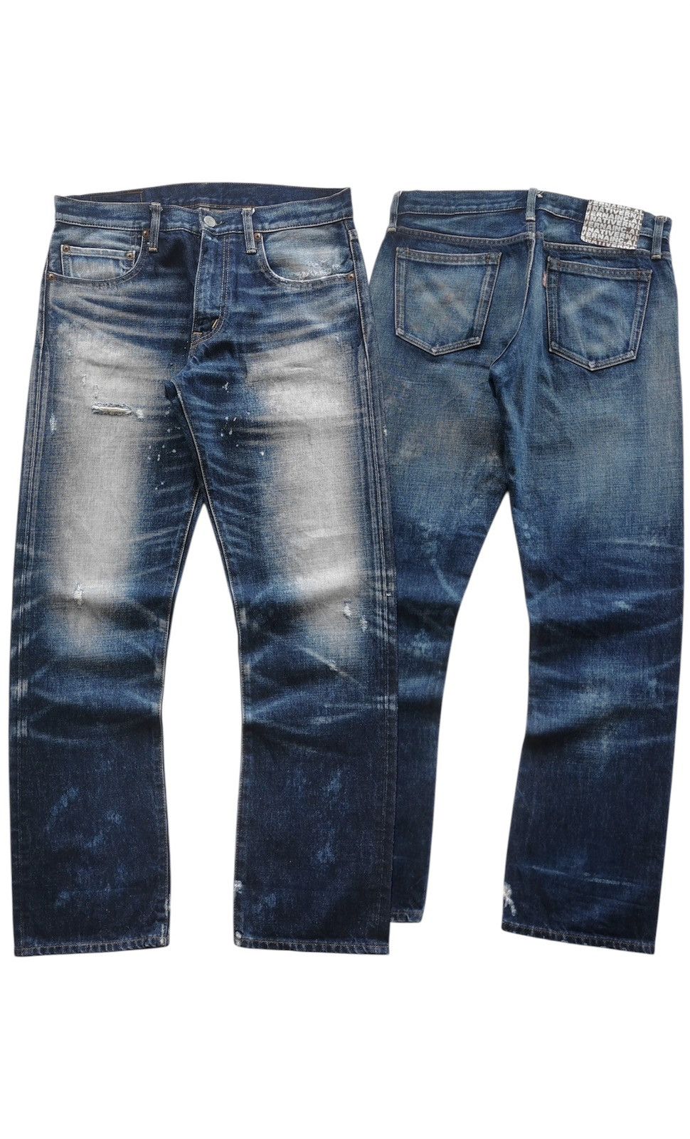 Japanese Brand RNA Inc Japan Stone Faded Denim Jeans Size US 31 - 1 Thumbnail