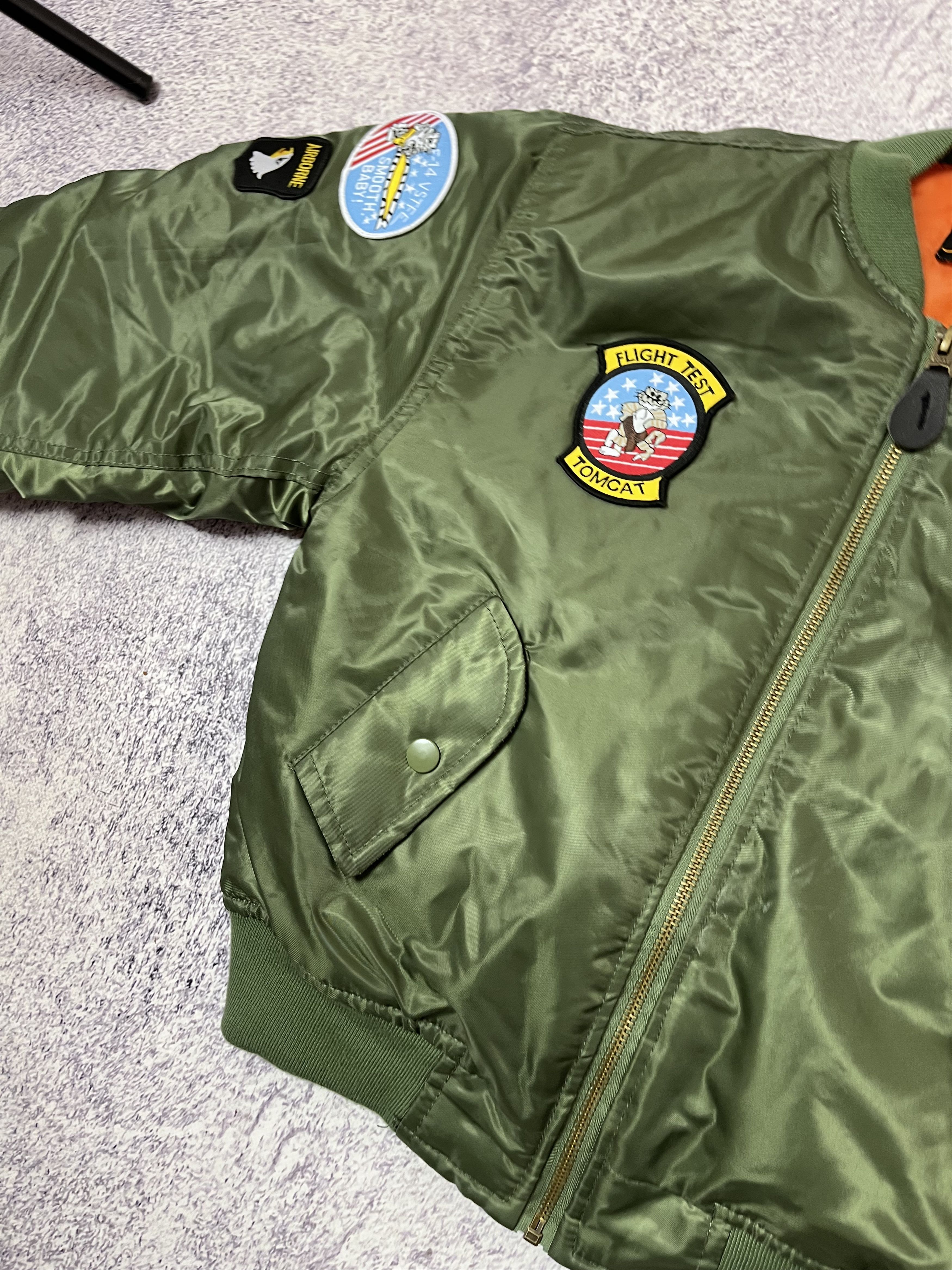 Japanese Brand Men’s military bomber’s size xs Green USA Size US XS / EU 42 / 0 - 6 Thumbnail
