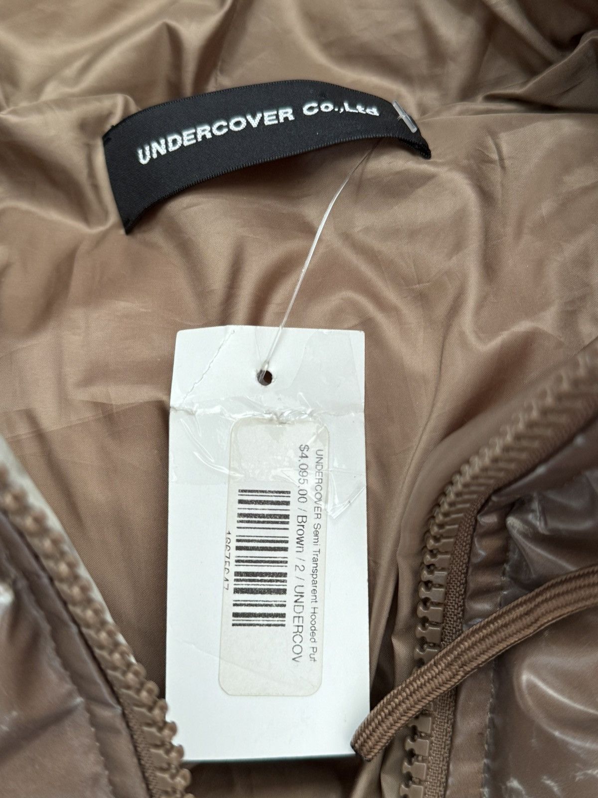 Undercover Undercover Semi Transparent Hooded Puffer Size US L / EU 52-54 / 3 - 17 Thumbnail