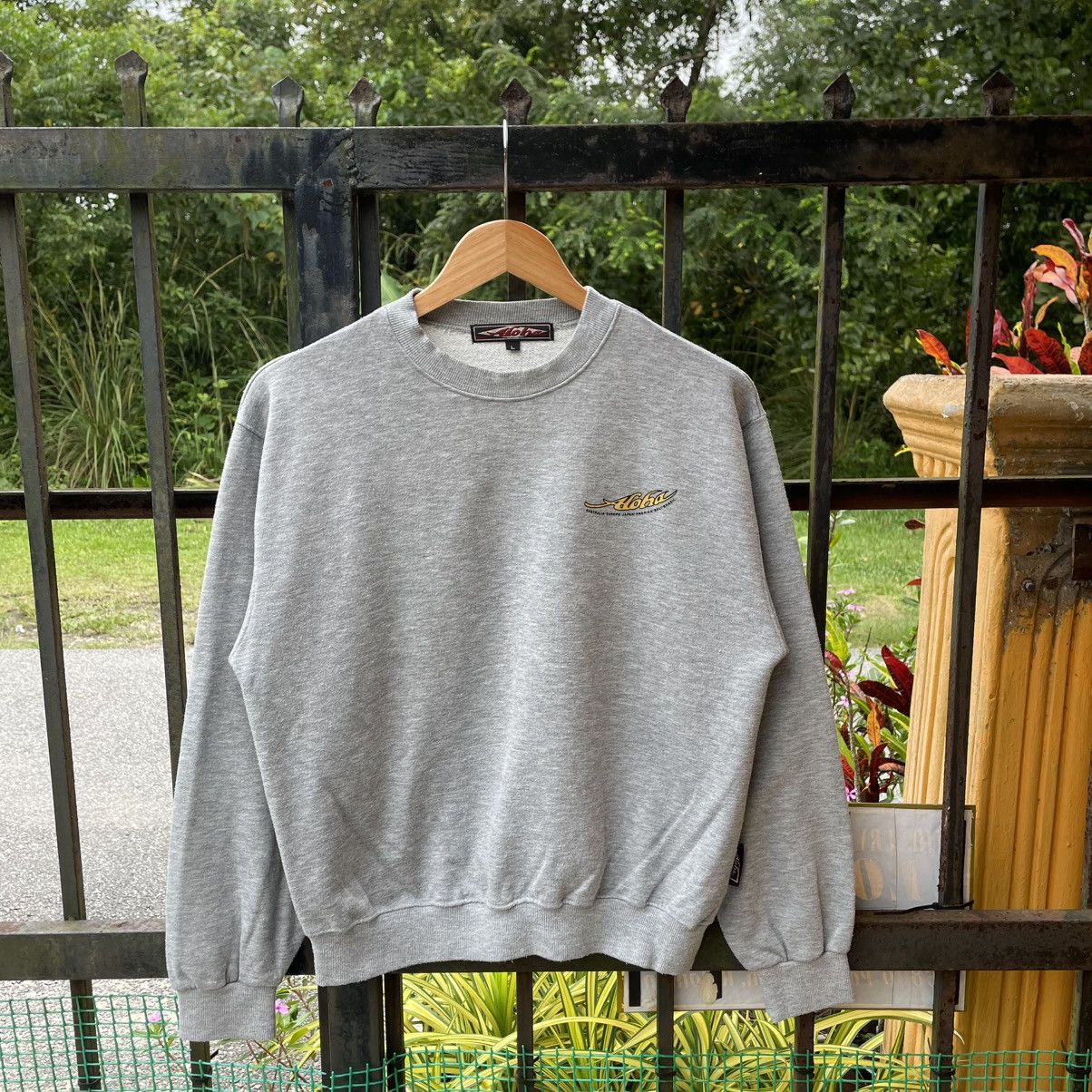 Vintage 🔥Vintage 90s Aloha Big Logo Surf Skate Sweatshirts Size US S / EU 44-46 / 1 - 4 Thumbnail