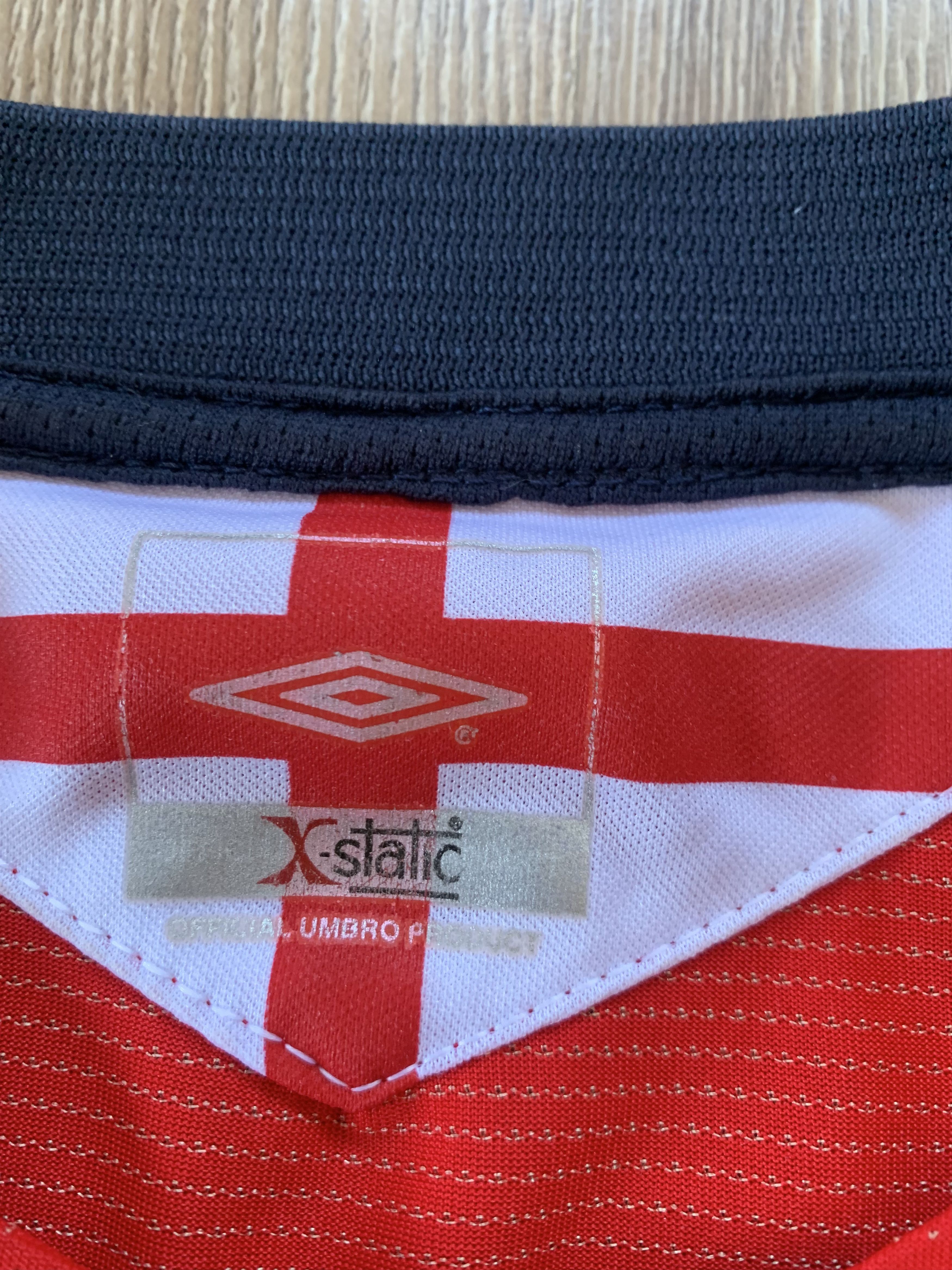 Umbro Vintage Umbro England Away Soccer National Team Jersey Size US XL / EU 56 / 4 - 6 Thumbnail
