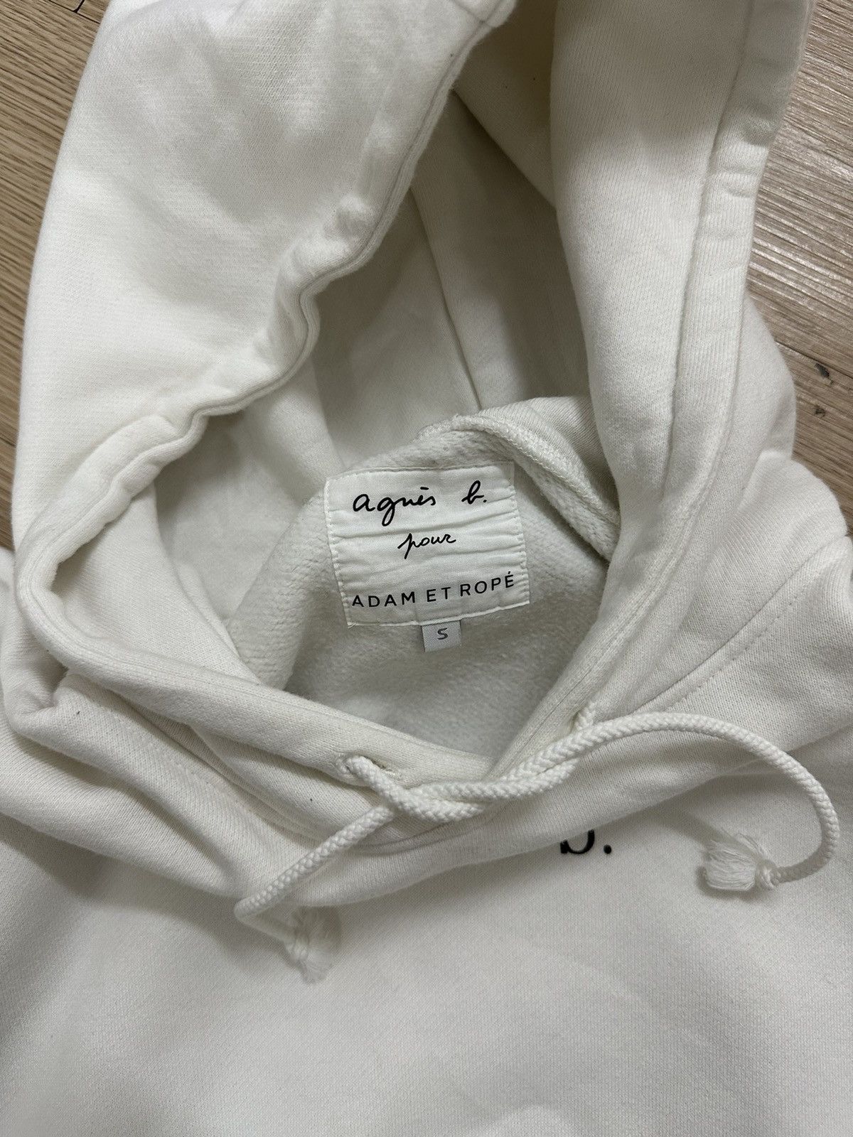 ADAM ET ROPE × agnes b. Rare Beautiful Agnes B X Adam et Rope White Hoodie Size US S / EU 44-46 / 1 - 7 Thumbnail