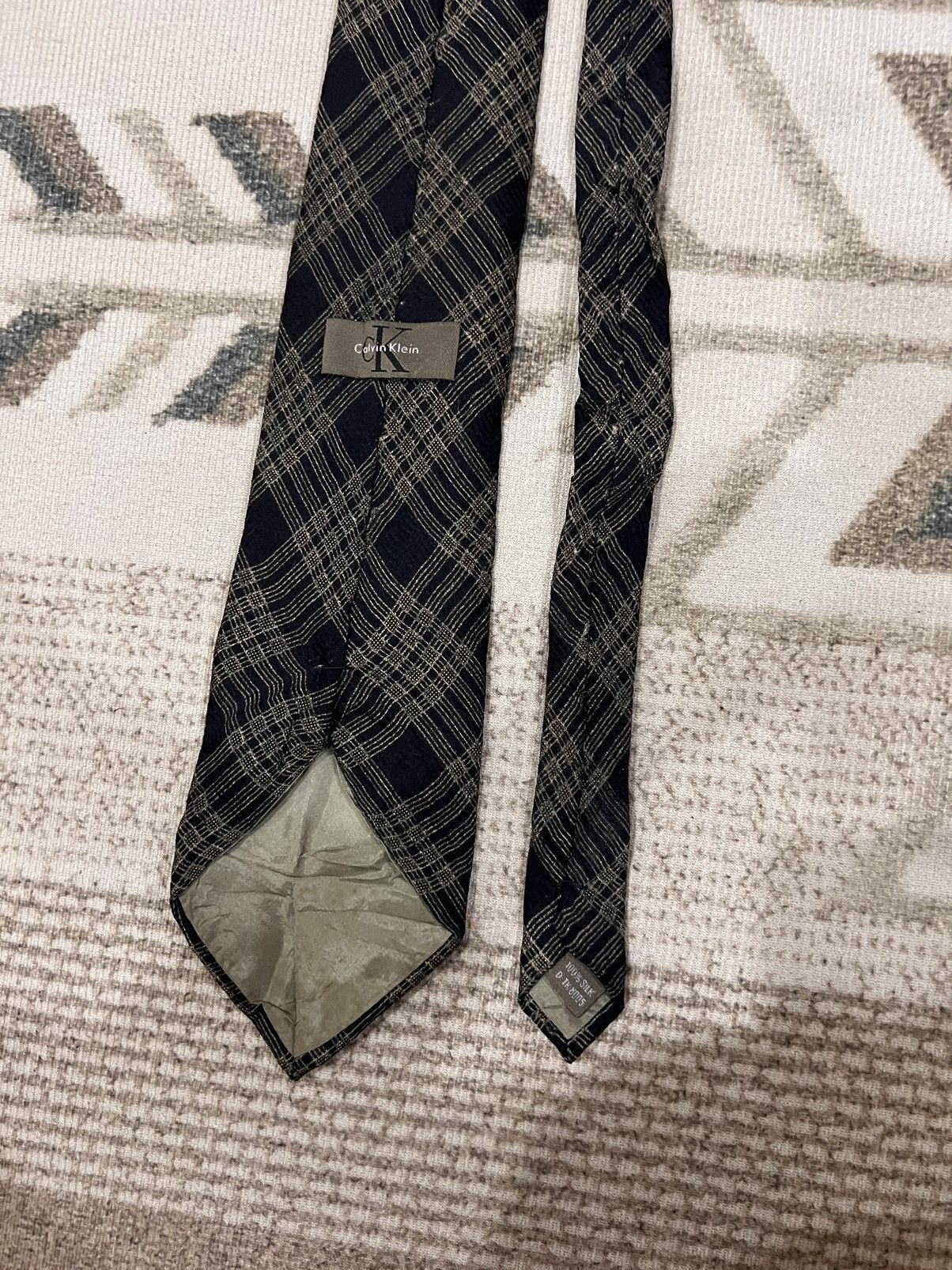 Calvin Klein Calvin Klein Silk Tie Size ONE SIZE - 4 Thumbnail