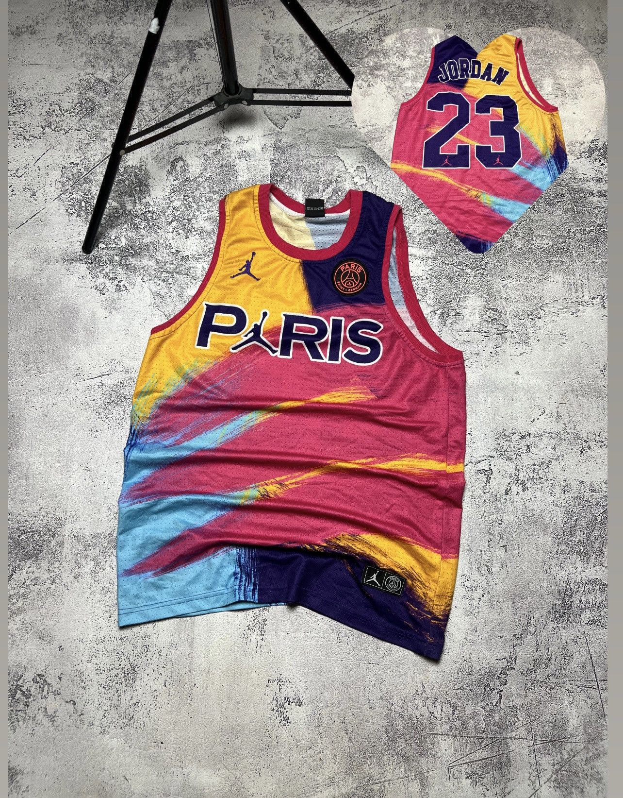 Soccer Jersey Vintage NIKE AIR JORDAN PARIS SAINT GERMAIN PSG BASKETBALL JERSEY 23 Grailed