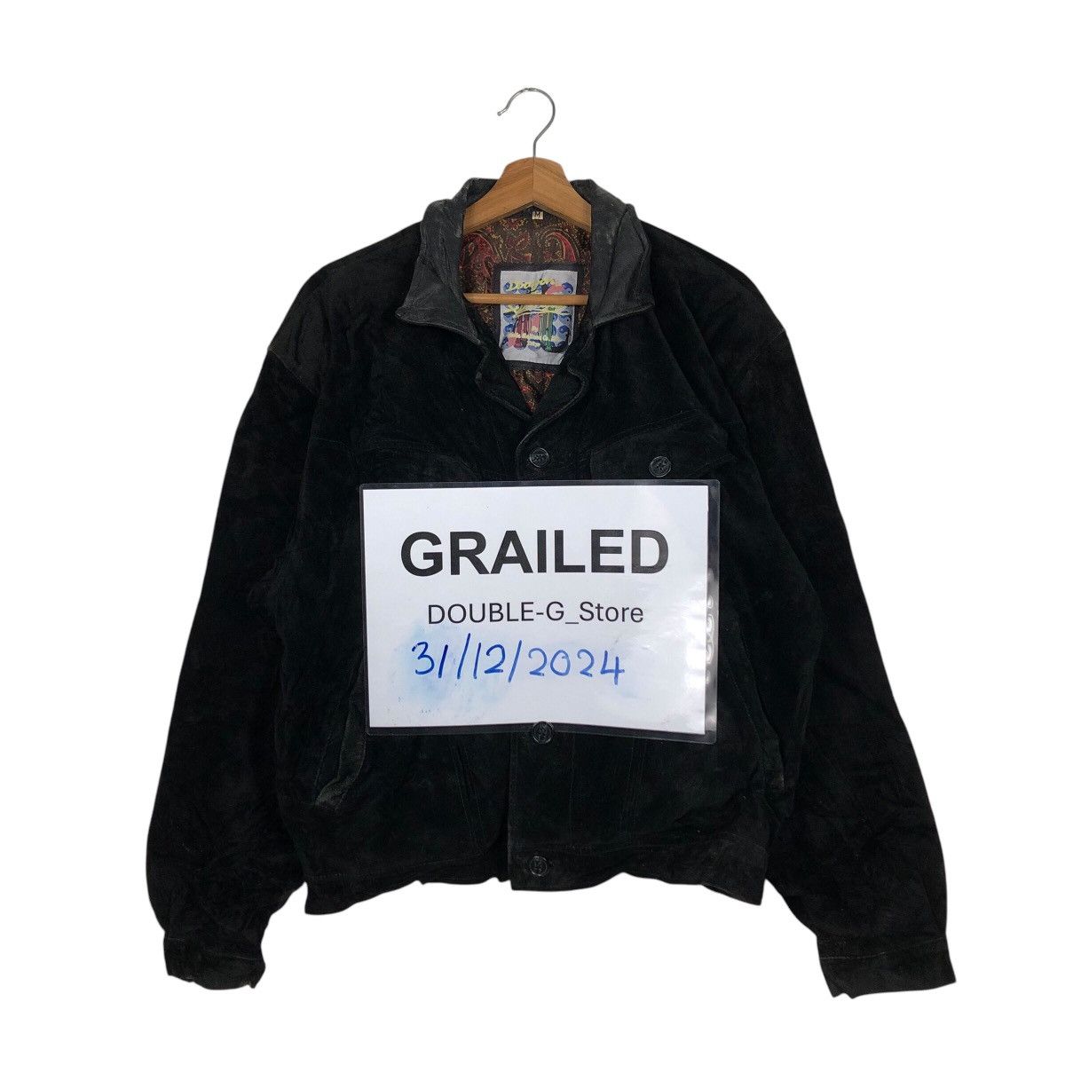 Japanese Brand 📌Vintage Leather Jacket Blanket Dragon Tokyo Issey Miyake Size US M / EU 48-50 / 2 - 1 Thumbnail