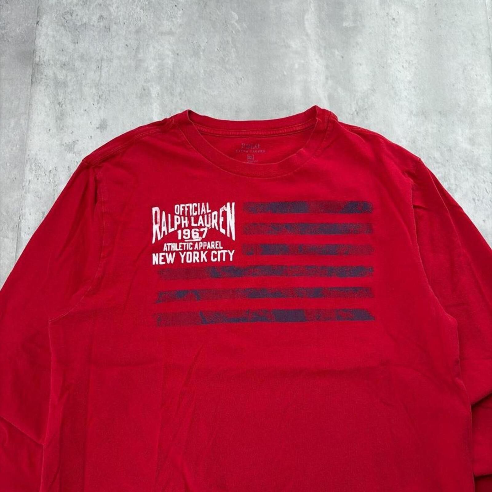 Polo Ralph Lauren Y2K Polo Ralph Lauren USA Flag Long Sleeve Shirt Size US M / EU 48-50 / 2 - 3 Thumbnail