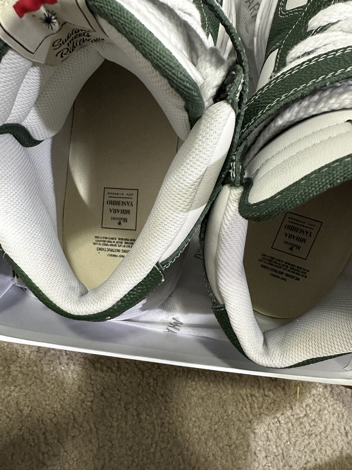 Maison MIHARA YASUHIRO Maison MIHARA YASUHIRO Wayne high-too Sneakers Size US 12 / EU 45 - 6 Thumbnail