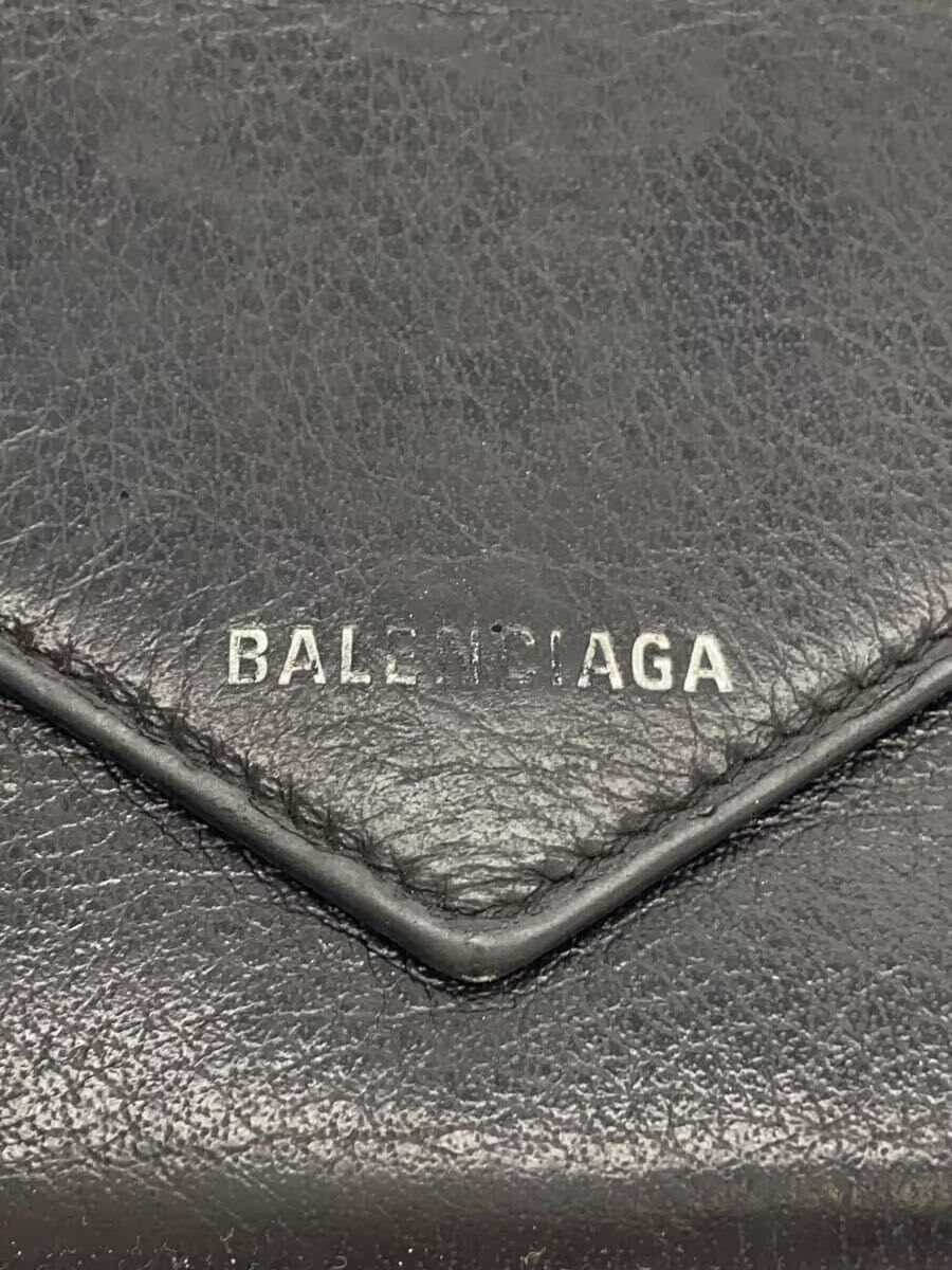 Balenciaga Balenciaga Leather Long Wallet Black Size ONE SIZE - 3 Thumbnail