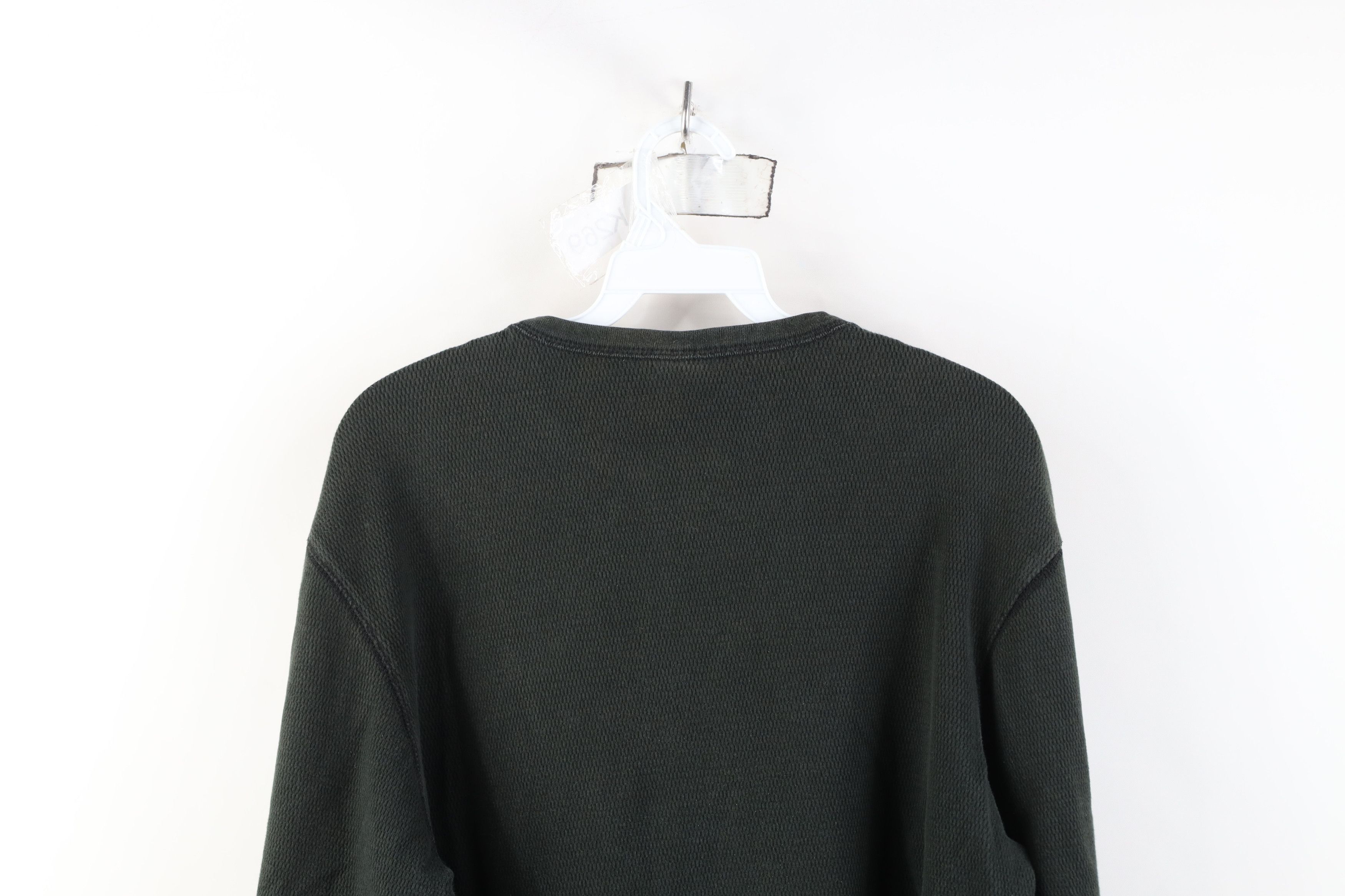 Gap Vintage 90s Y2K Gap Thermal Waffle Knit Long Sleeve T-Shirt Size US L / EU 52-54 / 3 - 11 Thumbnail