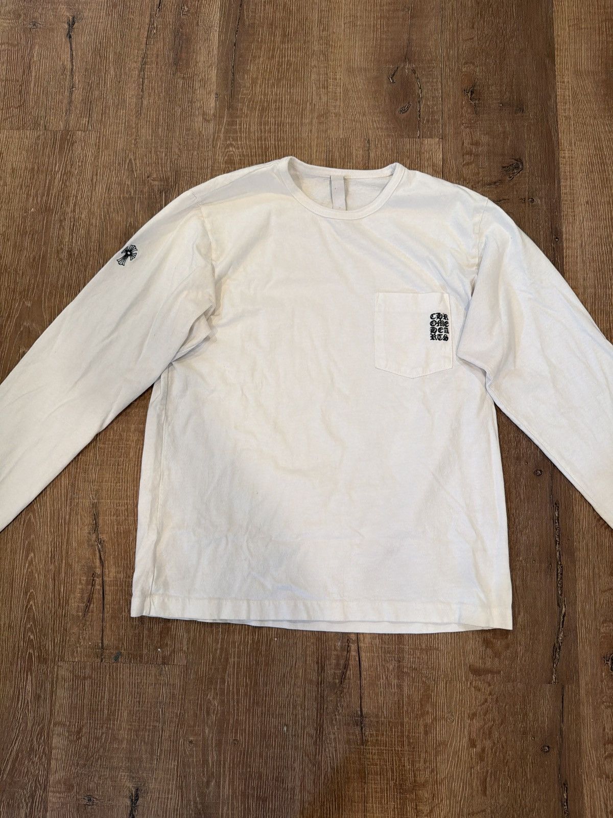 Chrome Hearts Embroidered Eyechart Long Sleeve Tee Size US L / EU 52-54 / 3 - 1 Thumbnail