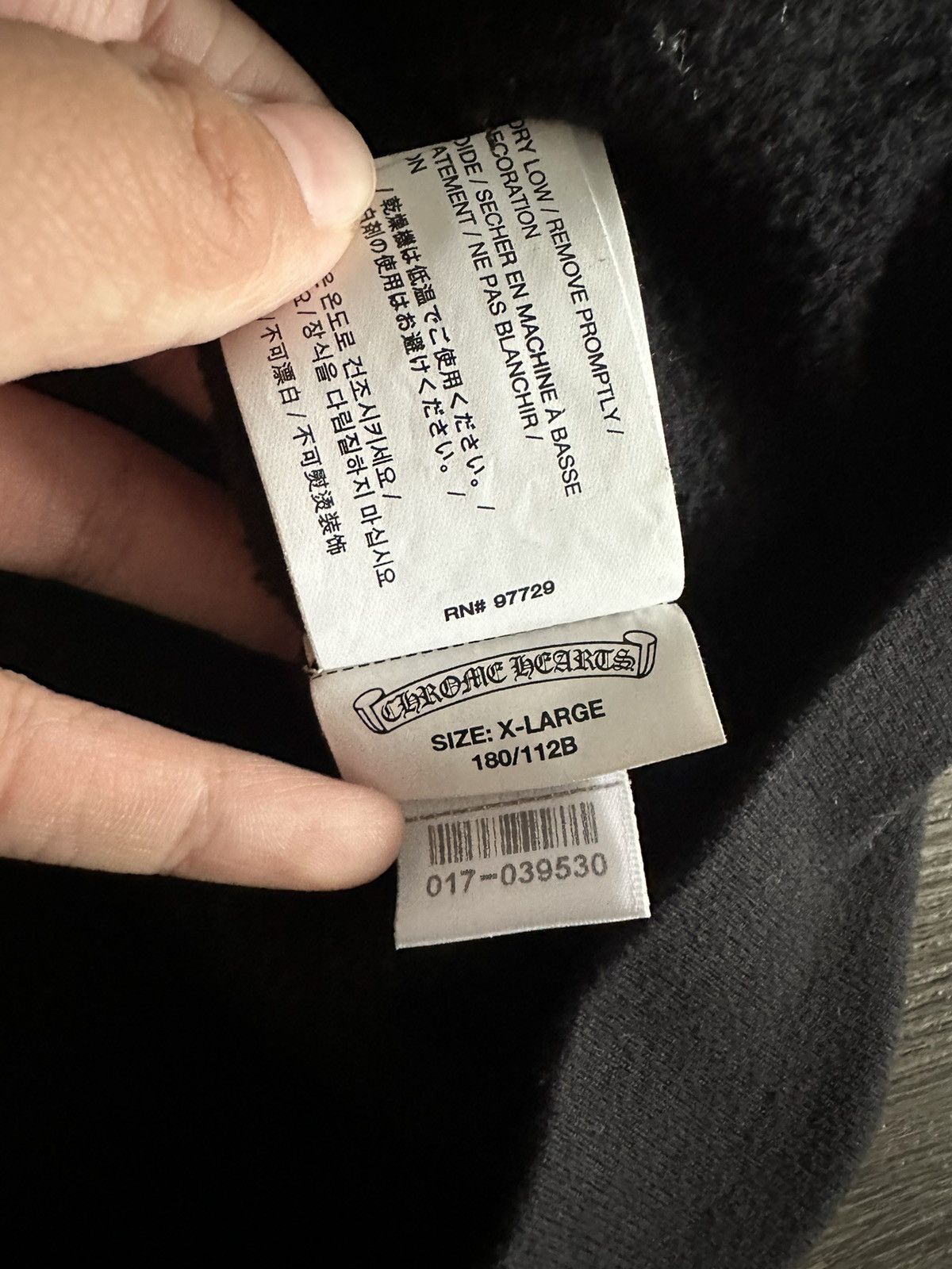 Chrome Hearts 🔥Chrome Hearts LA Exclusive Zip-up Black Hoodie🔥 Size US XL / EU 56 / 4 - 10 Thumbnail